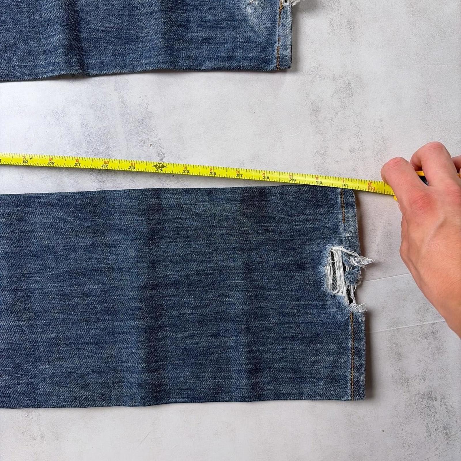 Billabong Y2K Billabong Surf Distressed Straight Skater Denim Jeans Size US 34 / EU 50 - 7 Thumbnail