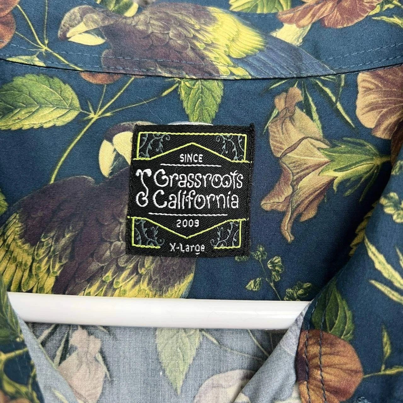 Grassroots California Greg Lutzka Shirt Men Hawaiian Button Up Short Sleeve XL Size US XL / EU 56 / 4 - 6 Thumbnail