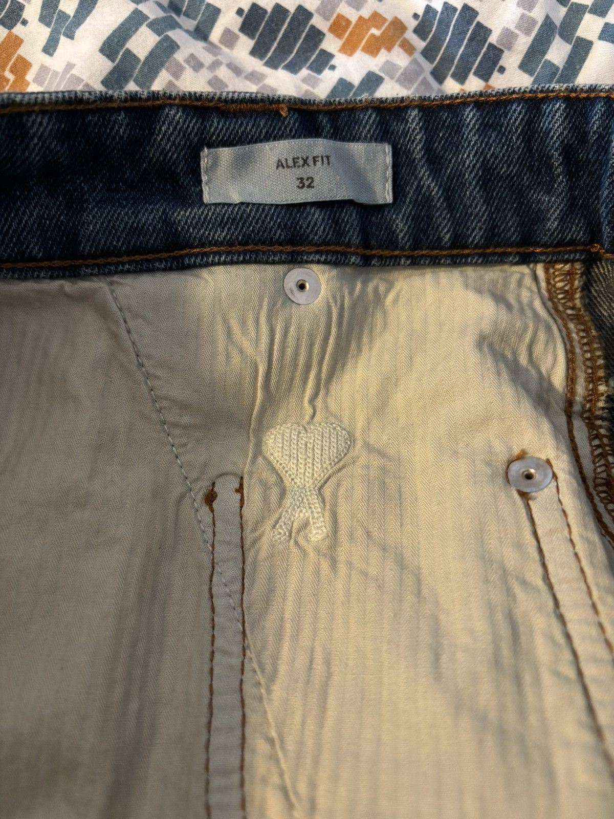 AMI AMI Paris Alwx Fit Wide Leg Jeans Size US 32 / EU 48 - 5 Thumbnail