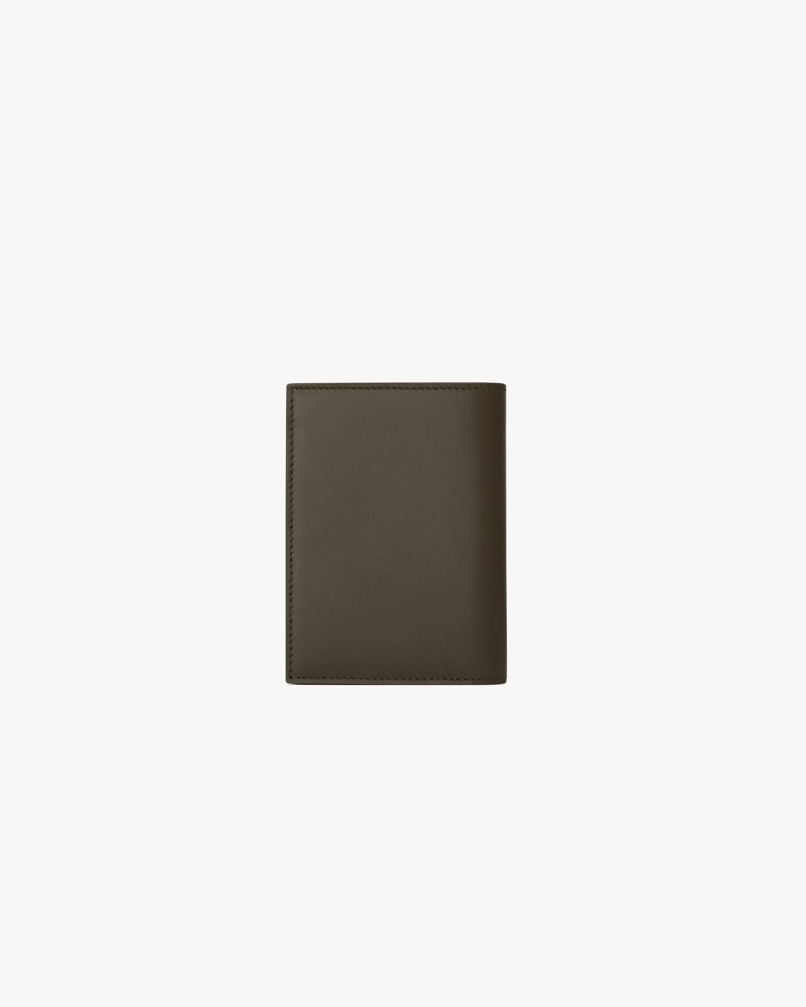Yves Saint Laurent Saint Laurent Paris Credit Card Wallet in Smooth Leather Size ONE SIZE - 2 Thumbnail