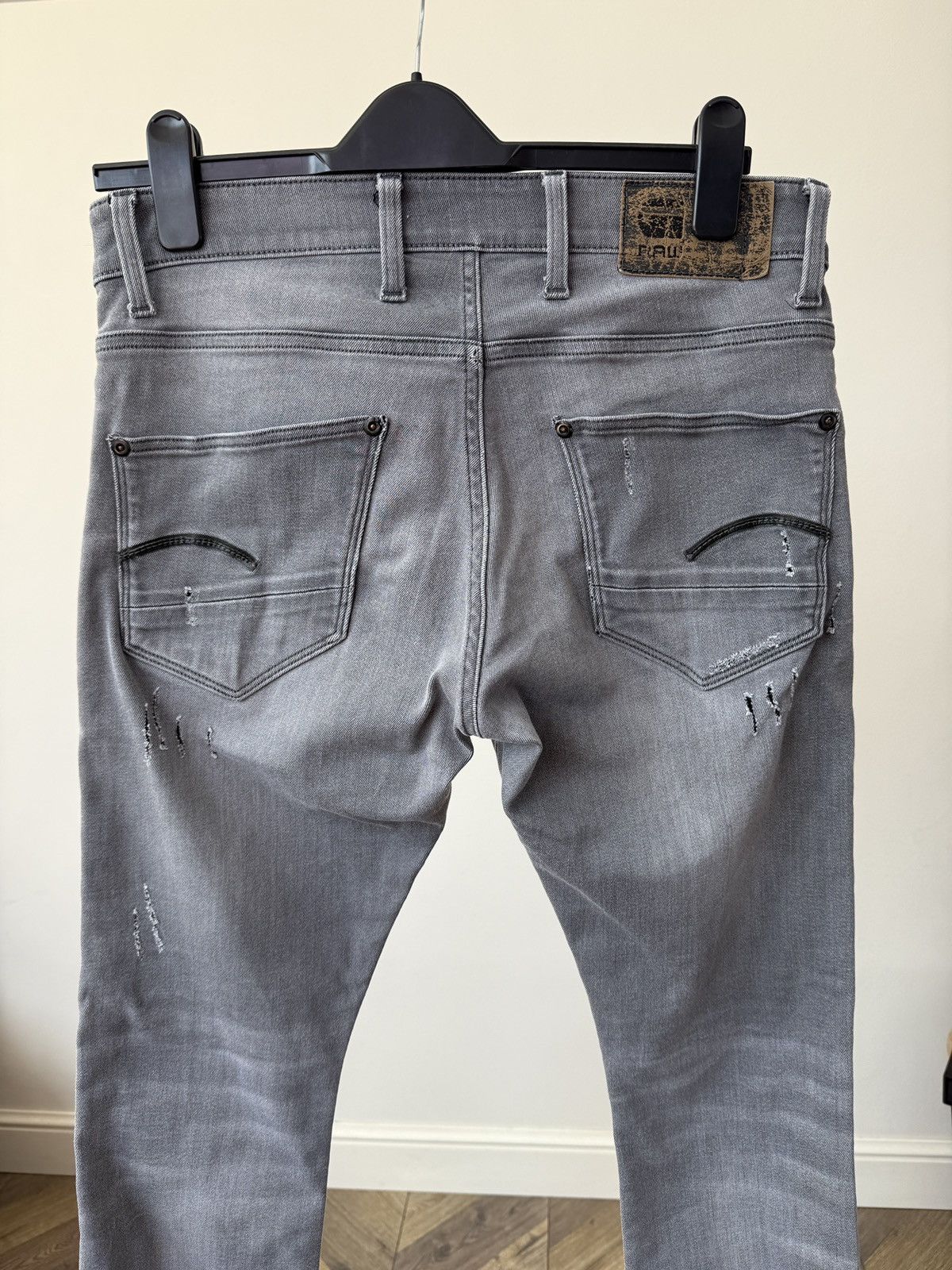 G-Star Vintage G-Star RAW Men's REVEND SKINNY JEANS Slim Grey Wash Size US 31 - 10 Thumbnail