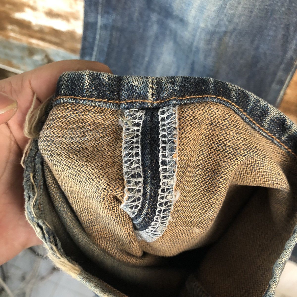 Vintage Wrangler Blue vintage Denim Pants #A1389 Size US 30 / EU 46 - 10 Thumbnail