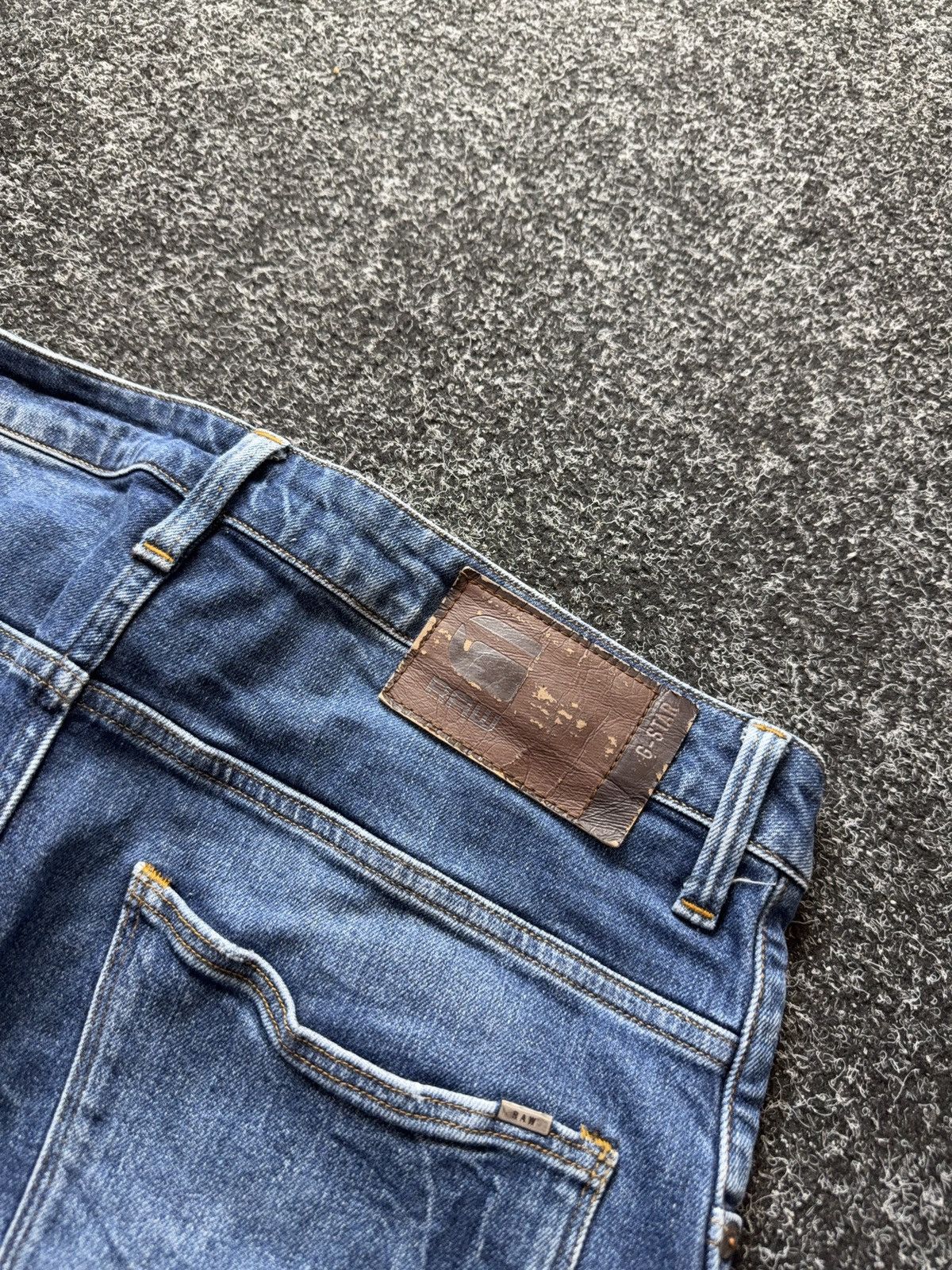 G-Star 00s Y2K G-Star RAW ARC 3D Slim Jeans W32 L34 Vintage Denim Size US 32 / EU 48 - 16 Thumbnail