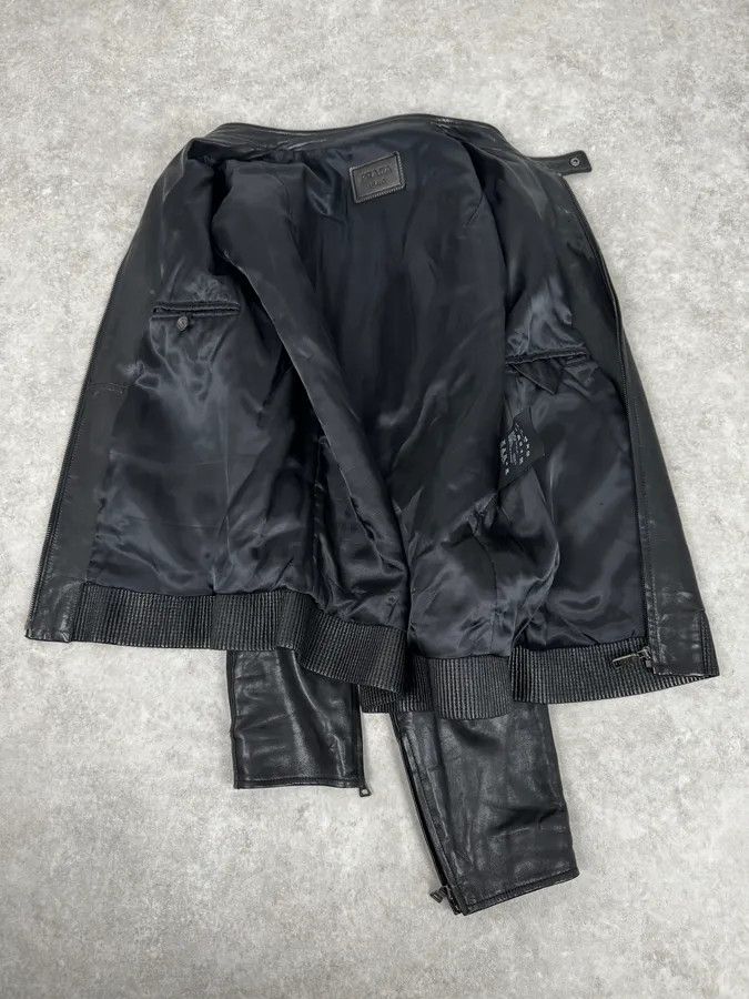 Prada AW2011 Prada Black Biker Leather Jacket Size US M / EU 48-50 / 2 - 7 Thumbnail