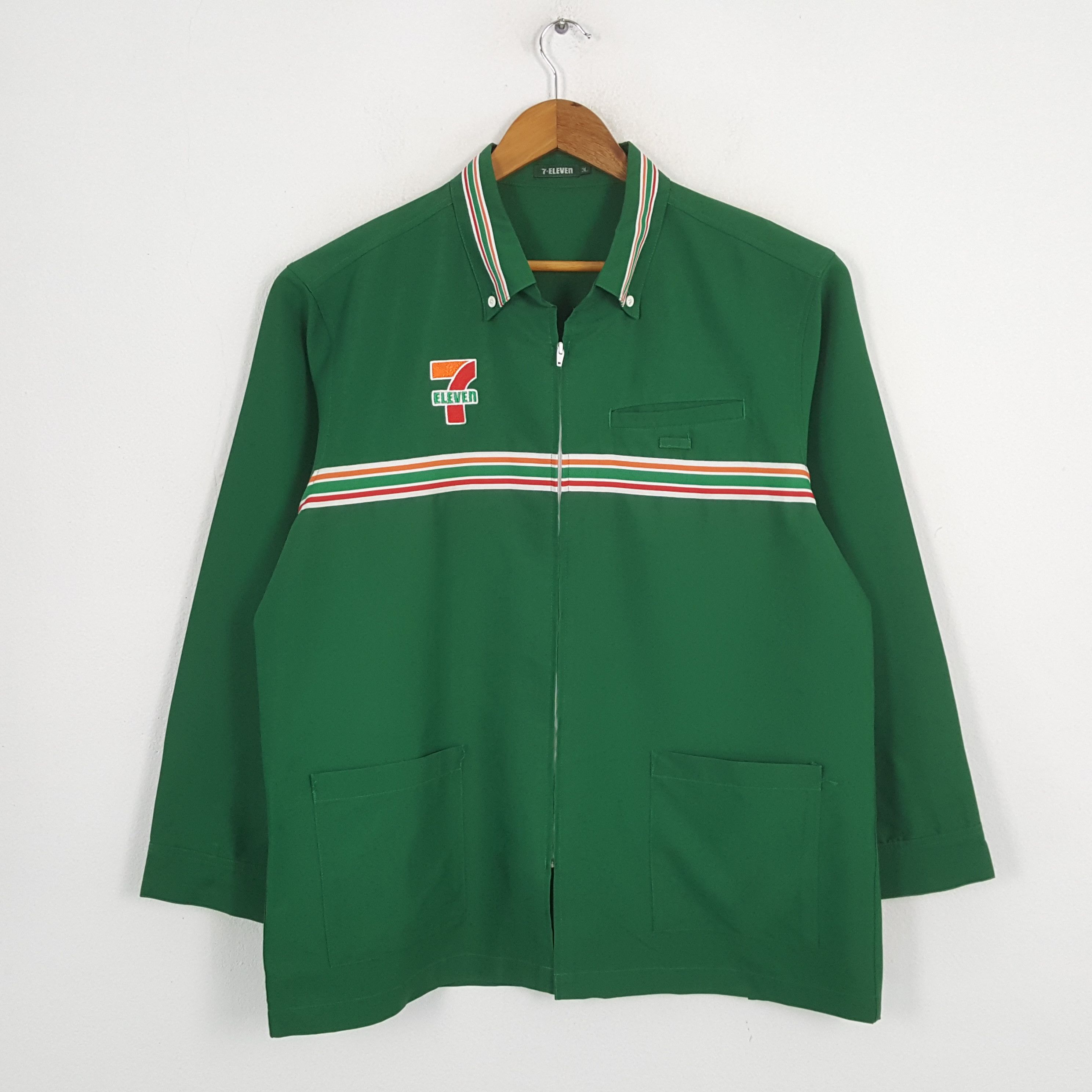 Japanese Brand × Vintage Vintage 7-ELEVEn Japanese Workers Uniform Jacket Size US L / EU 52-54 / 3 - 3 Thumbnail