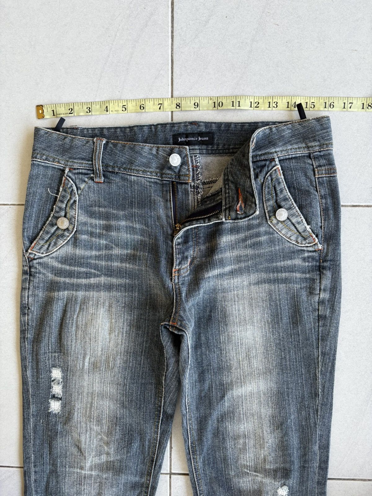 Japanese Brand Japanese Browdwin Johnpionir Flared Jeans Streetwear Denim Size US 32 / EU 48 - 4 Thumbnail