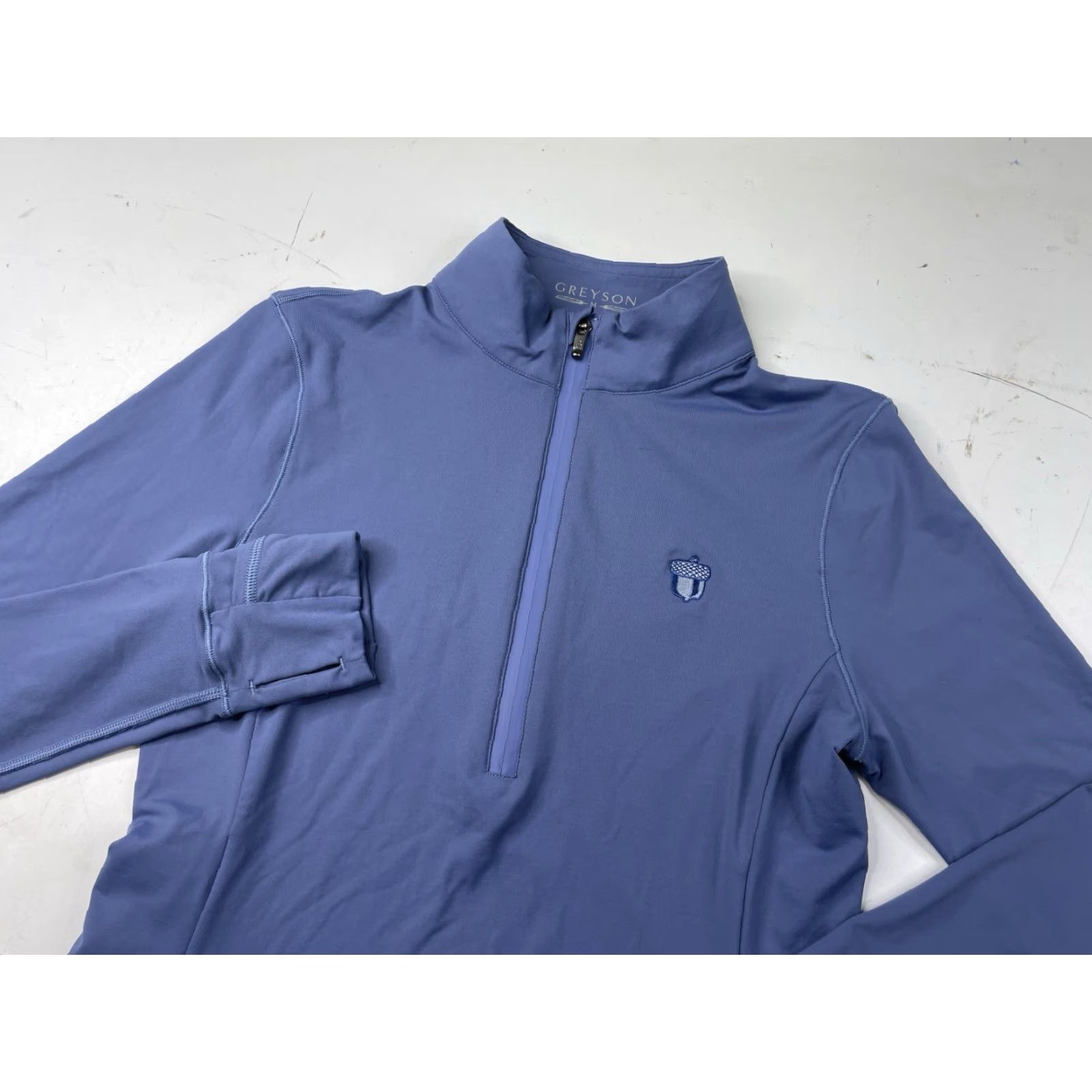 Vintage Greyson Womens 1/4 Zip Pullover Golf Shirt Layer Medium Oak Hill Blue M Adult WomensActivewear Golf 1/4 Zip Size M / US 6-8 / IT 42-44 - 2 Thumbnail