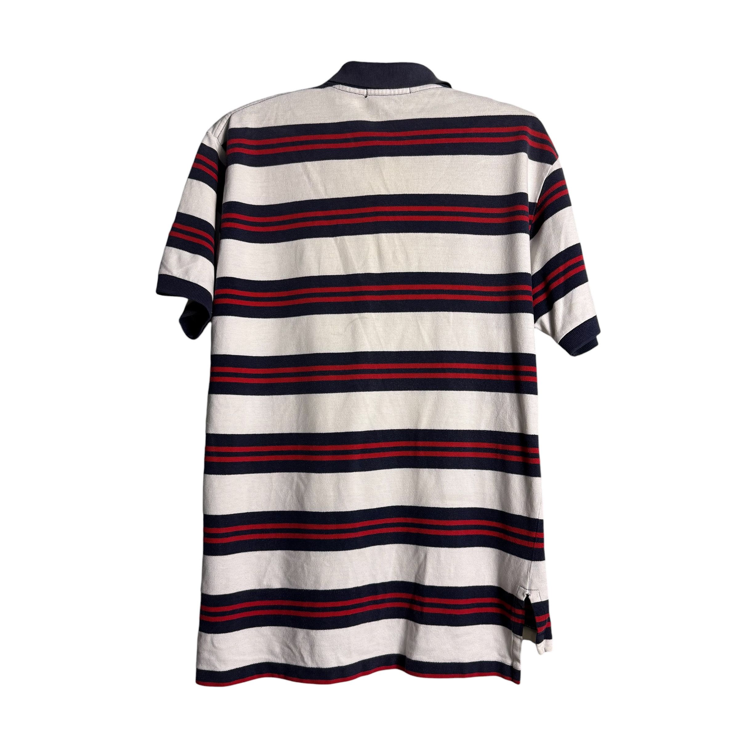 Polo Ralph Lauren 🔥RARE🔥Vintage Polo Ralph Lauren Stripes Polo Shirt Size US L / EU 52-54 / 3 - 3 Thumbnail
