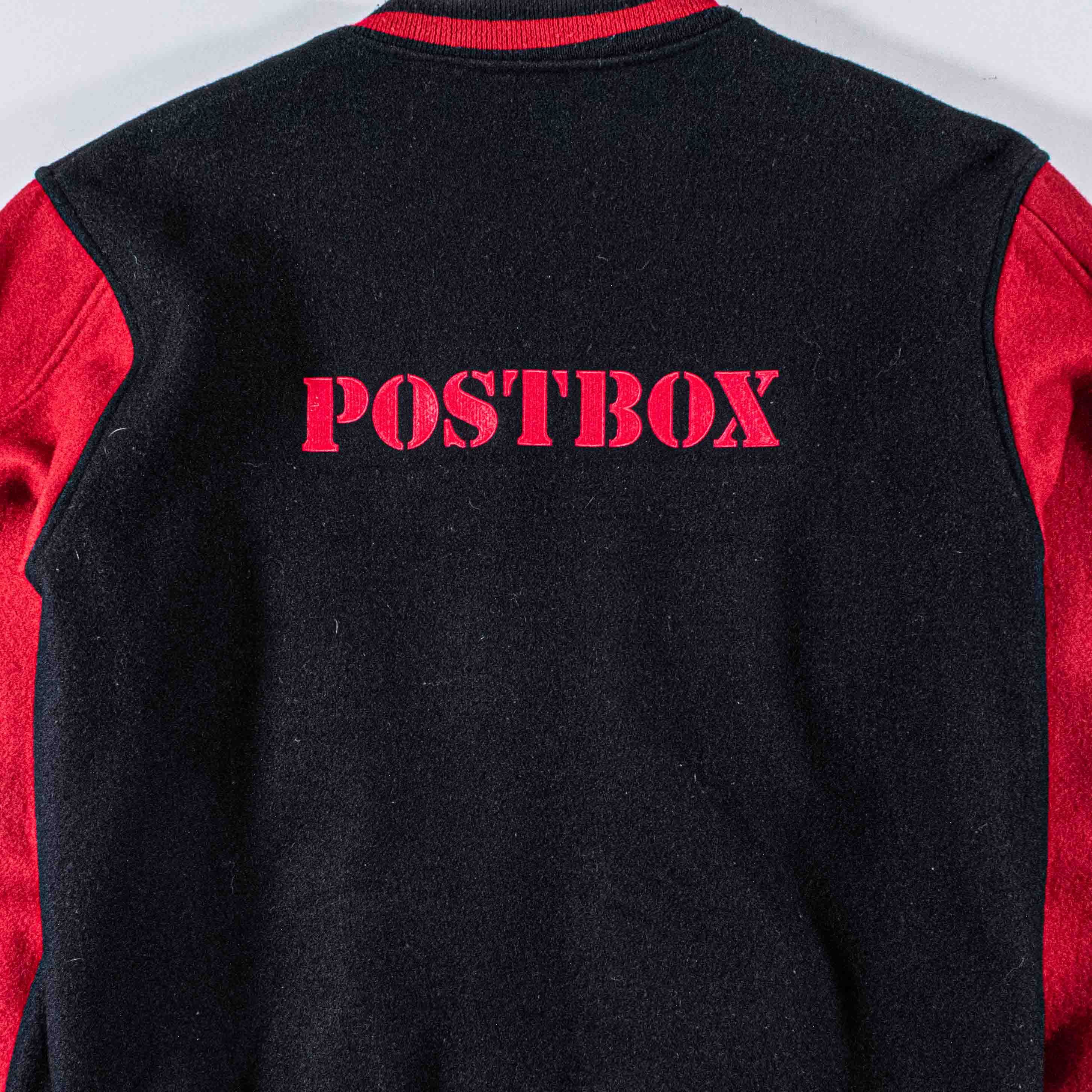 Vintage Vintage 90s Panasonic Postbox Varsity Jacket Japan Tech Size US L / EU 52-54 / 3 - 9 Thumbnail