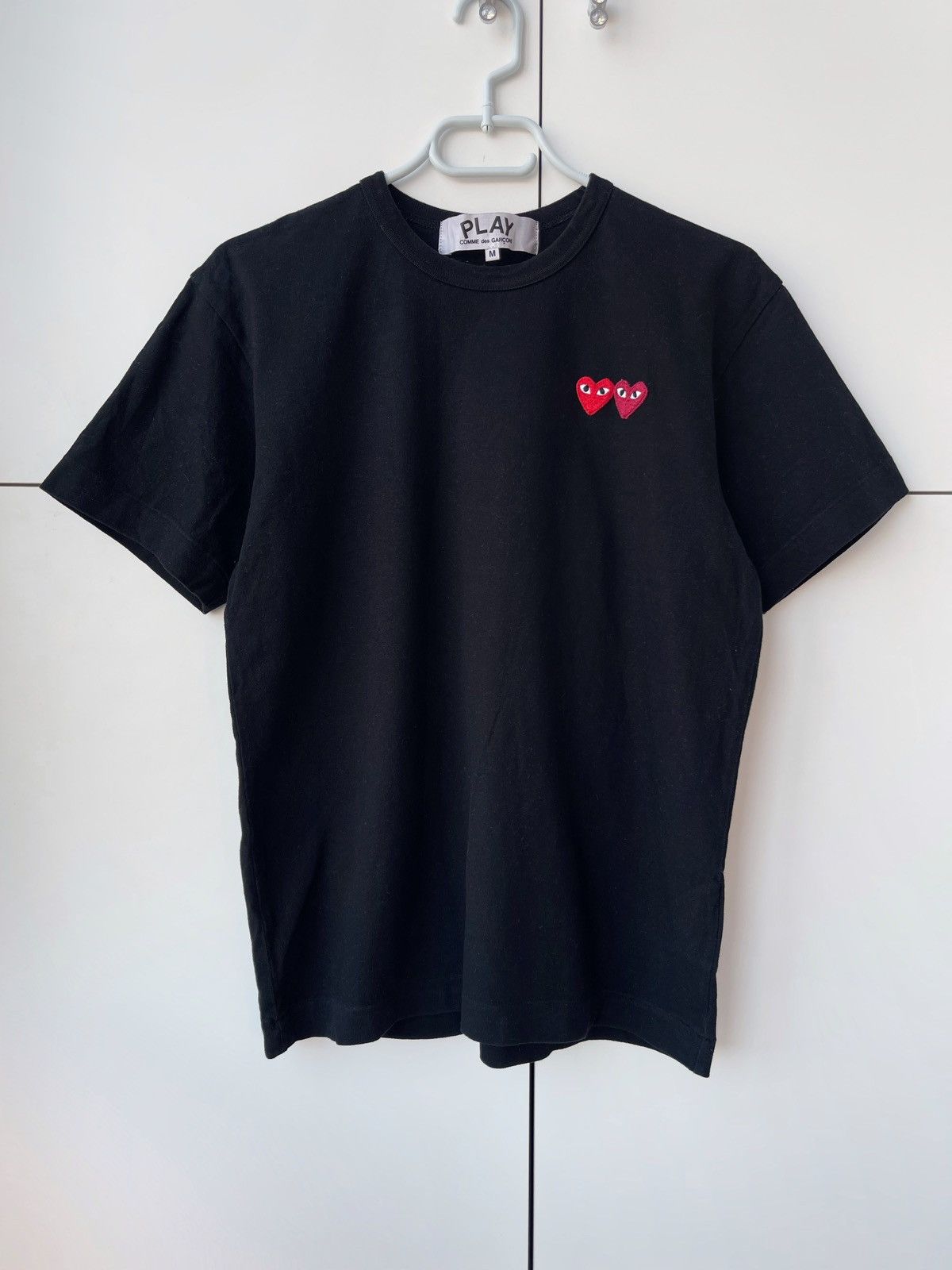 Comme Des Garcons Play Double Logo Tee