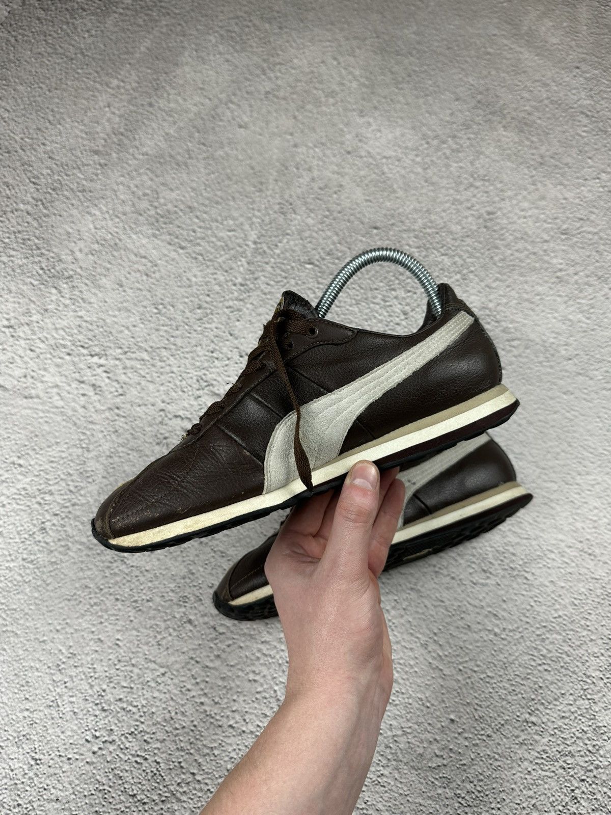 Puma Vintage Puma Speed Cat Leather Sneakers Y2K Hype Style Size US 7 / IT 37 - 4 Thumbnail