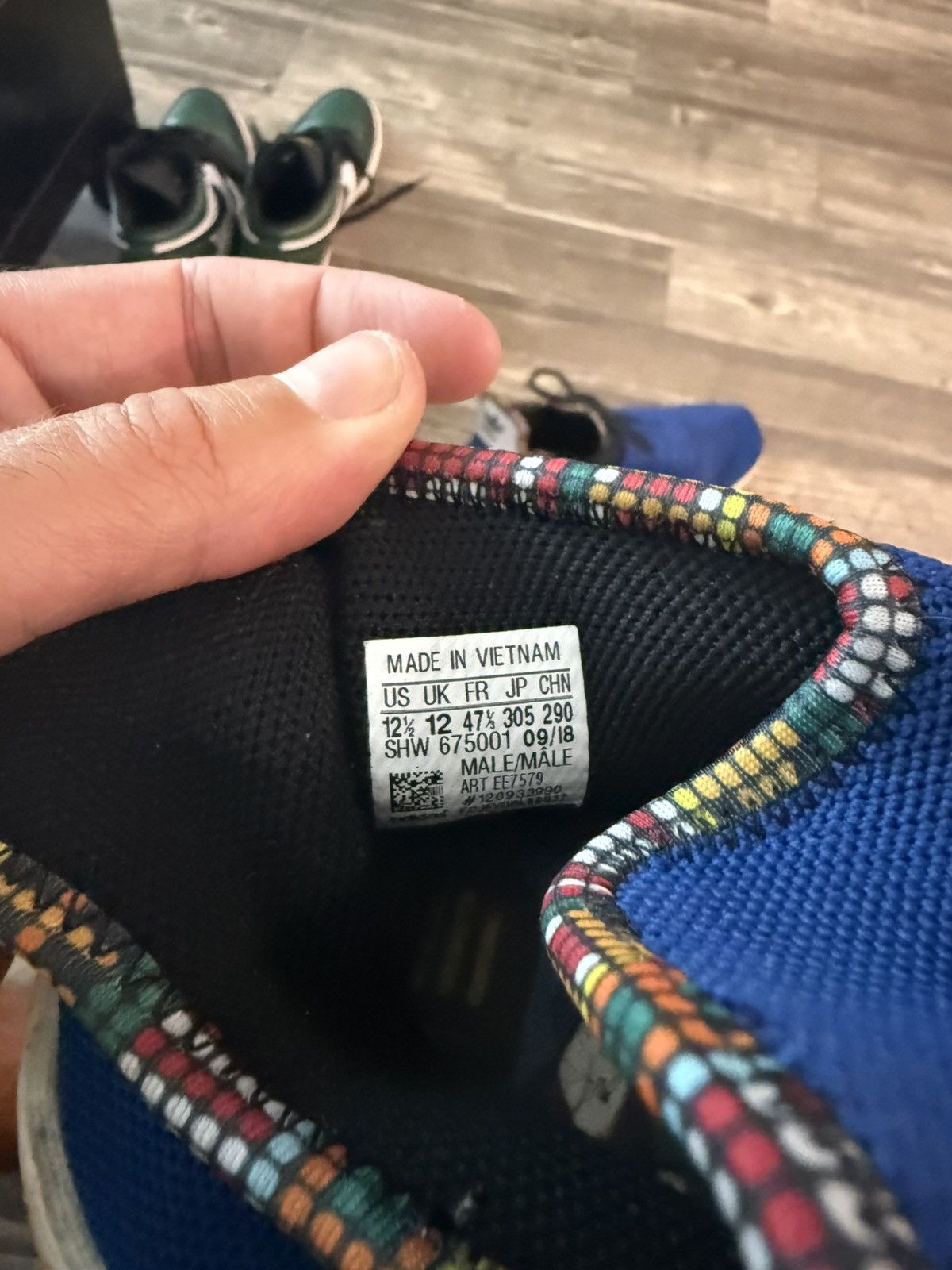 Adidas × Pharrell ADIDAS x PHARRELL WILLIAMS NMD hu 12.5M Size US 12.5 / EU 45-46 - 10 Thumbnail