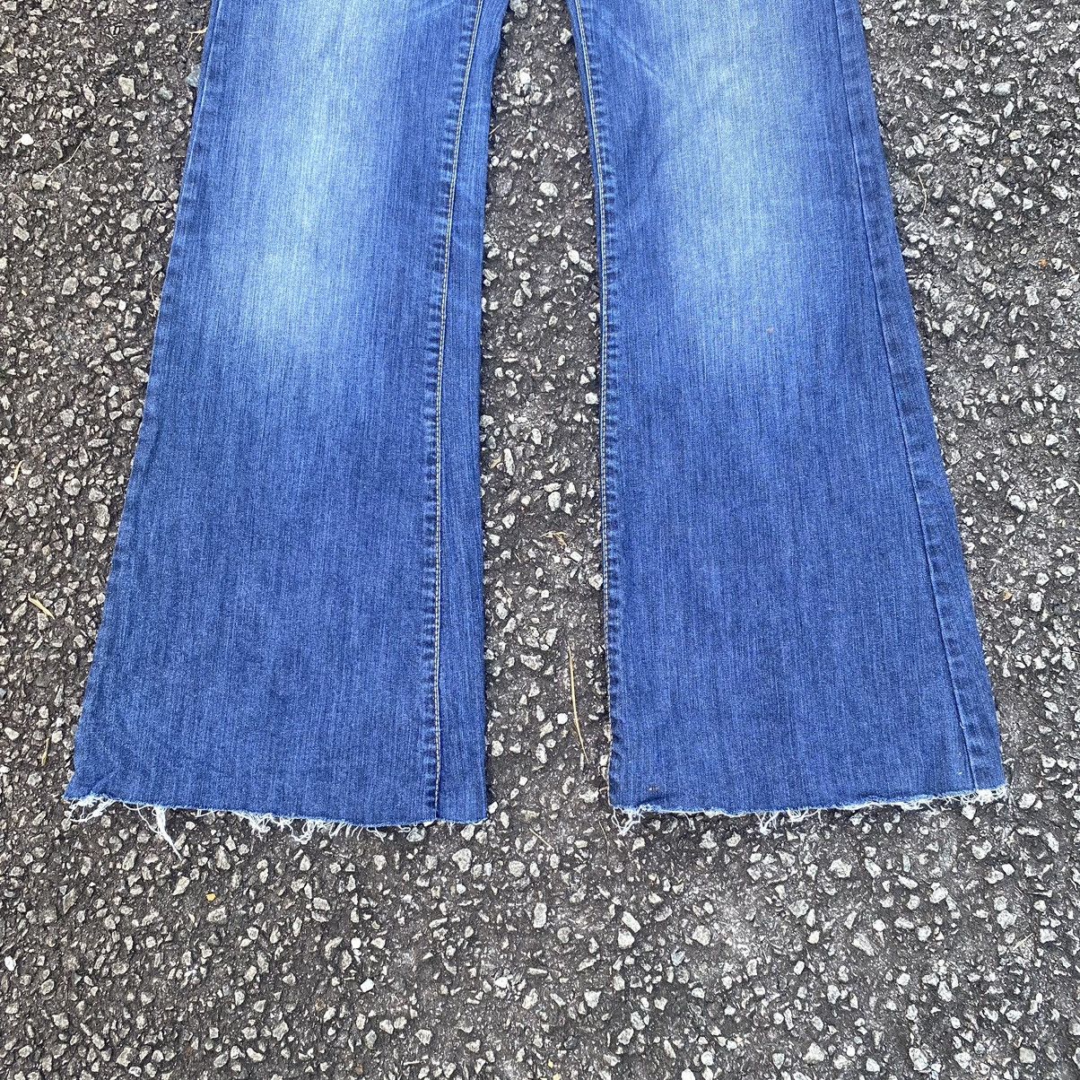 Japanese Brand × Vintage Vintage Japan Flare Denim Jeans Size 33" - 5 Thumbnail