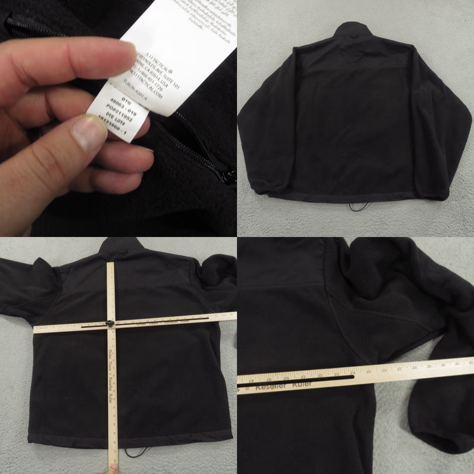 Vintage 5.11 Tactical Jacket Men Large Black Fleece Softshell EDC Conceal Denali Size US L / EU 52-54 / 3 - 8 Thumbnail