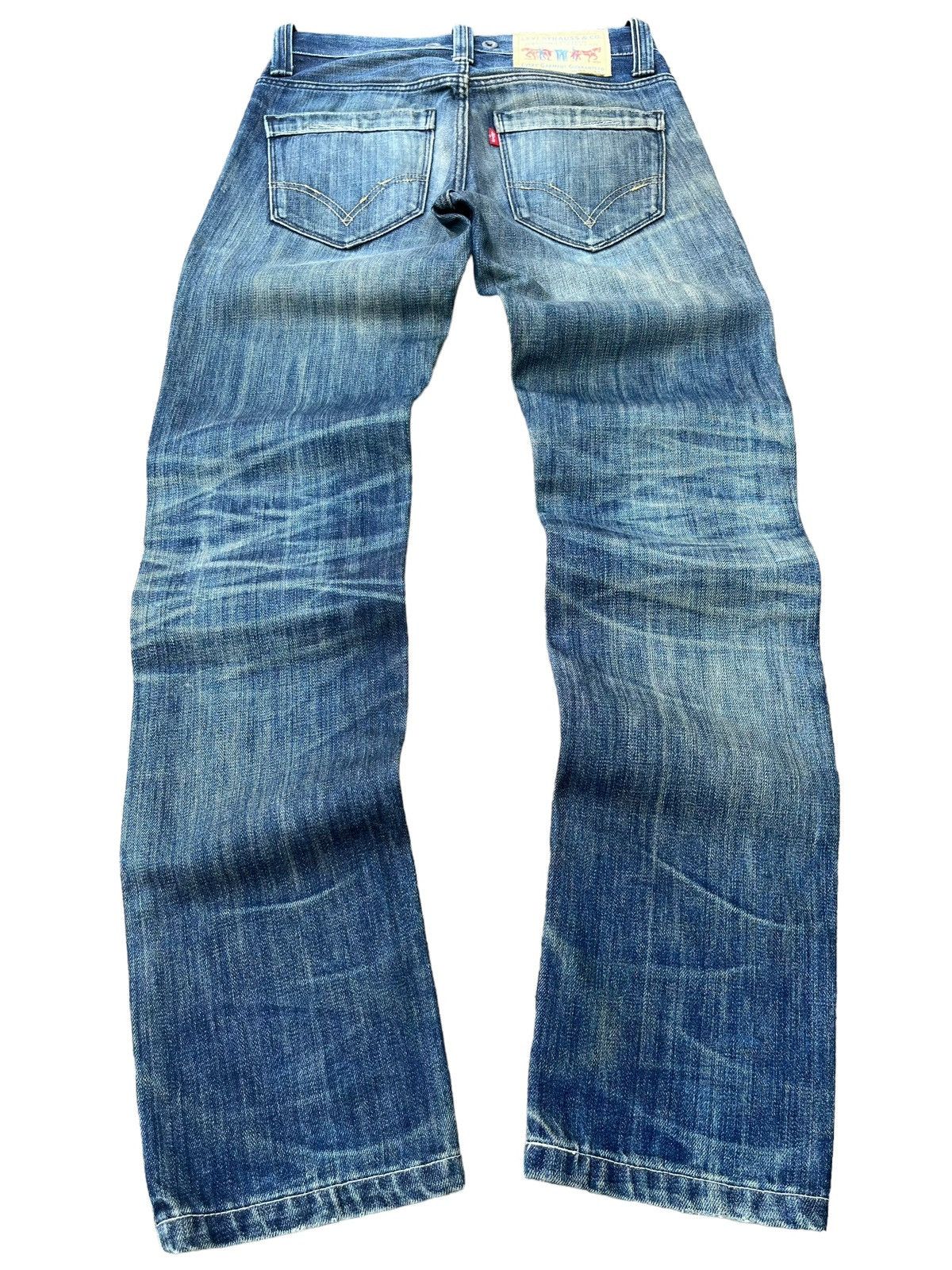Levi's Vintage Levi’s Blue Mud Faded Washed Multiple Button Jeans Size US 28 / EU 44 - 2 Thumbnail