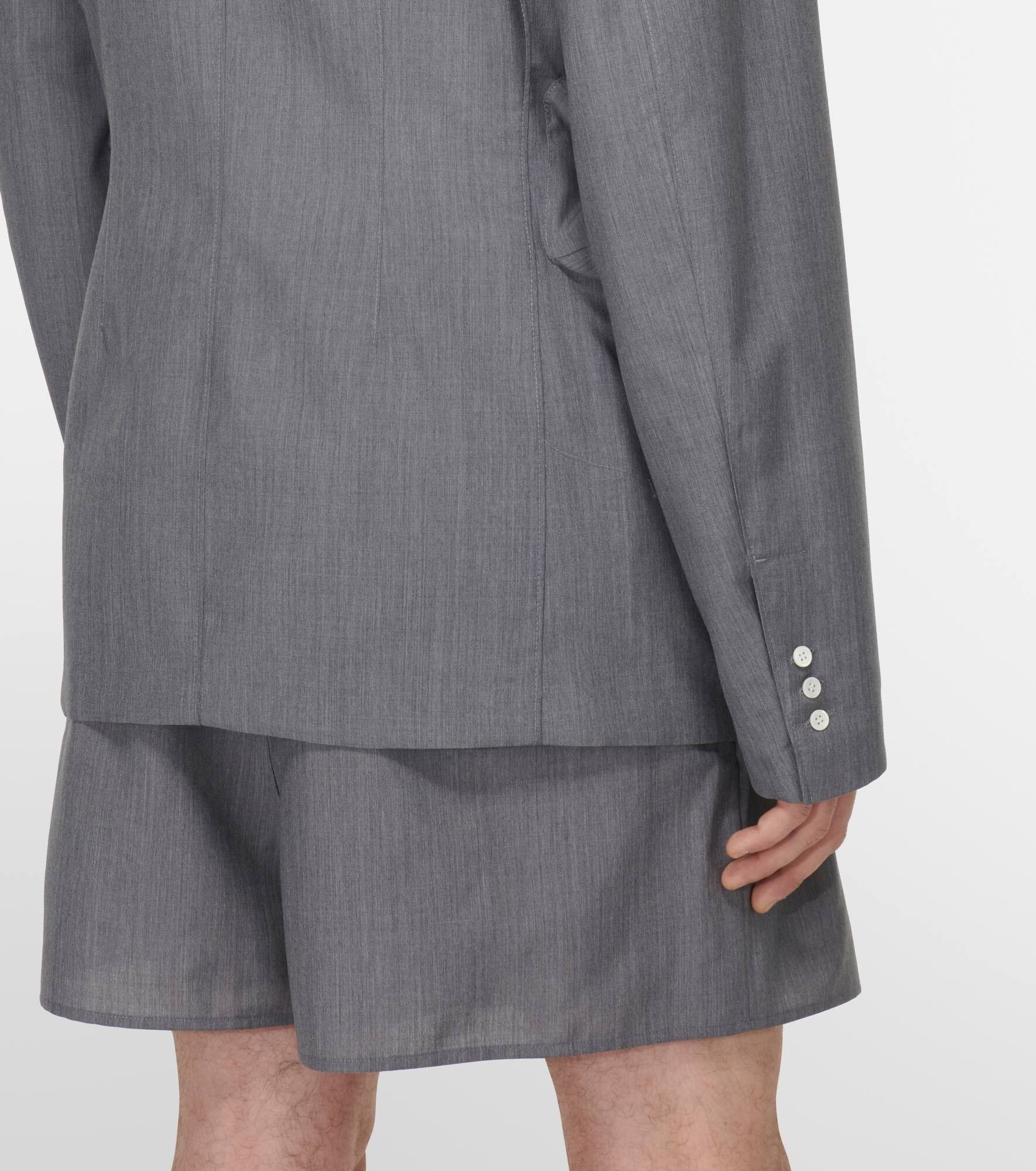 Prada o1bcso1str1025 Light Mohair Shirt in Grey Size US L / EU 52-54 / 3 - 6 Thumbnail