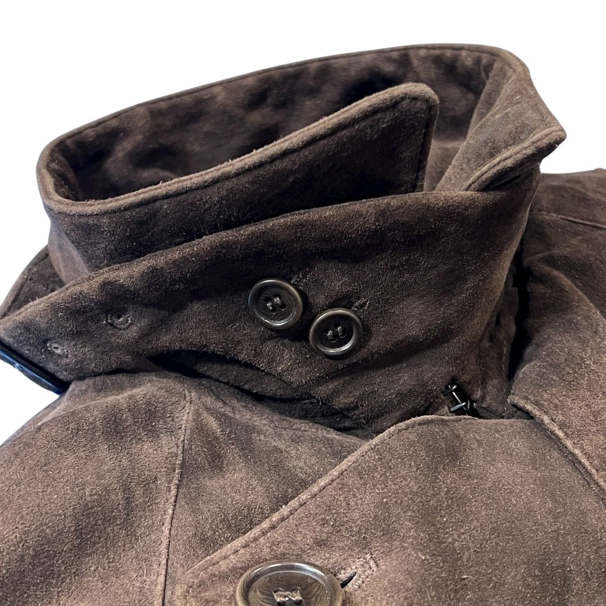 Helmut Lang HELMUT LANG 2004AW Suede Leather Coat Jacket Size US S / EU 44-46 / 1 - 3 Thumbnail