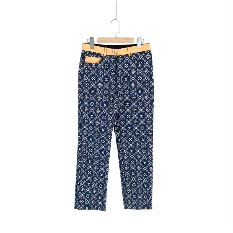 Louis Vuitton Louis Vuitton 1854 Monogram Denim Jeans Size US 38 / EU 54 - 1 Thumbnail