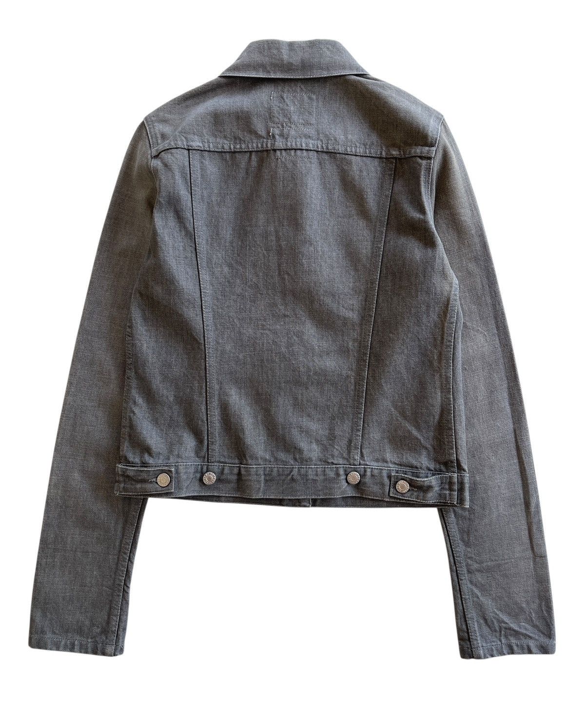 Helmut Lang SS2004 Helmut Lang Slim 2 Pocket Turn Up Denim Jacket Size S / US 4 / IT 40 - 6 Thumbnail