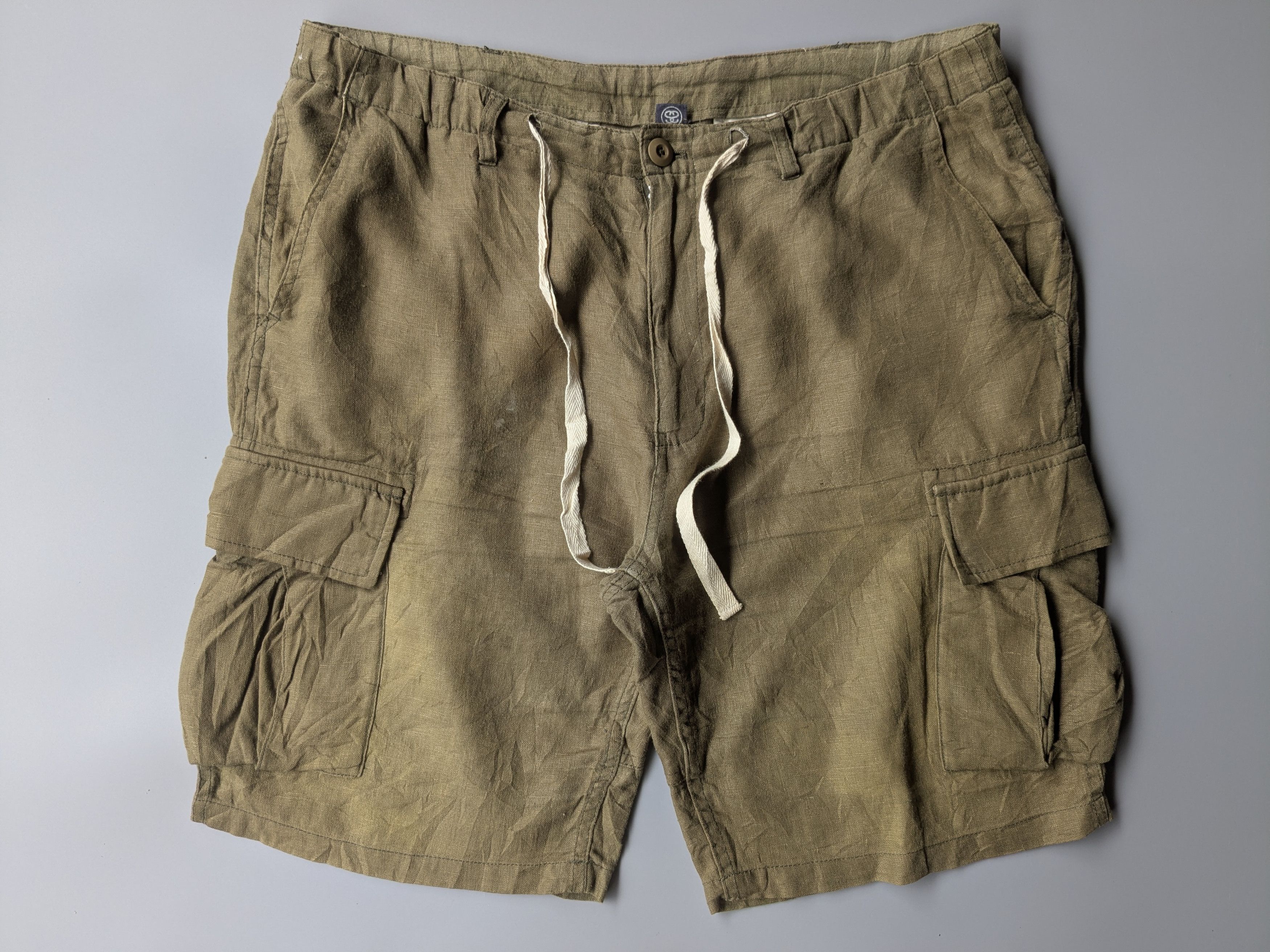 Vintage Stussy cargo linen shortpant