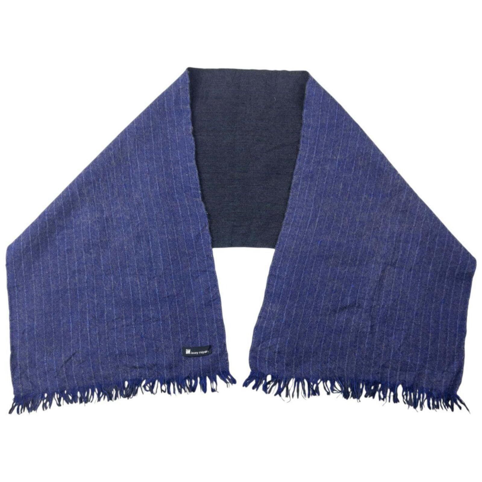 Issey Miyake Vintage 2000s Issey Miyake Wool Tassel Scarf Size ONE SIZE - 2 Thumbnail