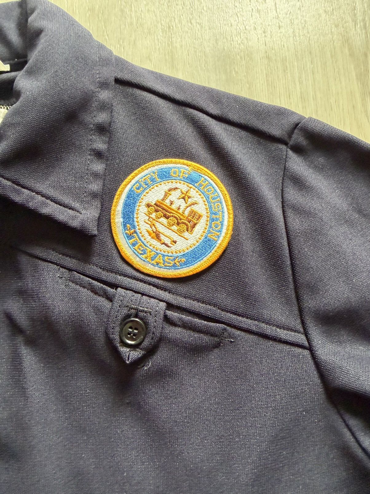 Vintage Vintage City Of Houston Uniform Sz M-L Workwear Military USA Size US L / EU 52-54 / 3 - 2 Thumbnail