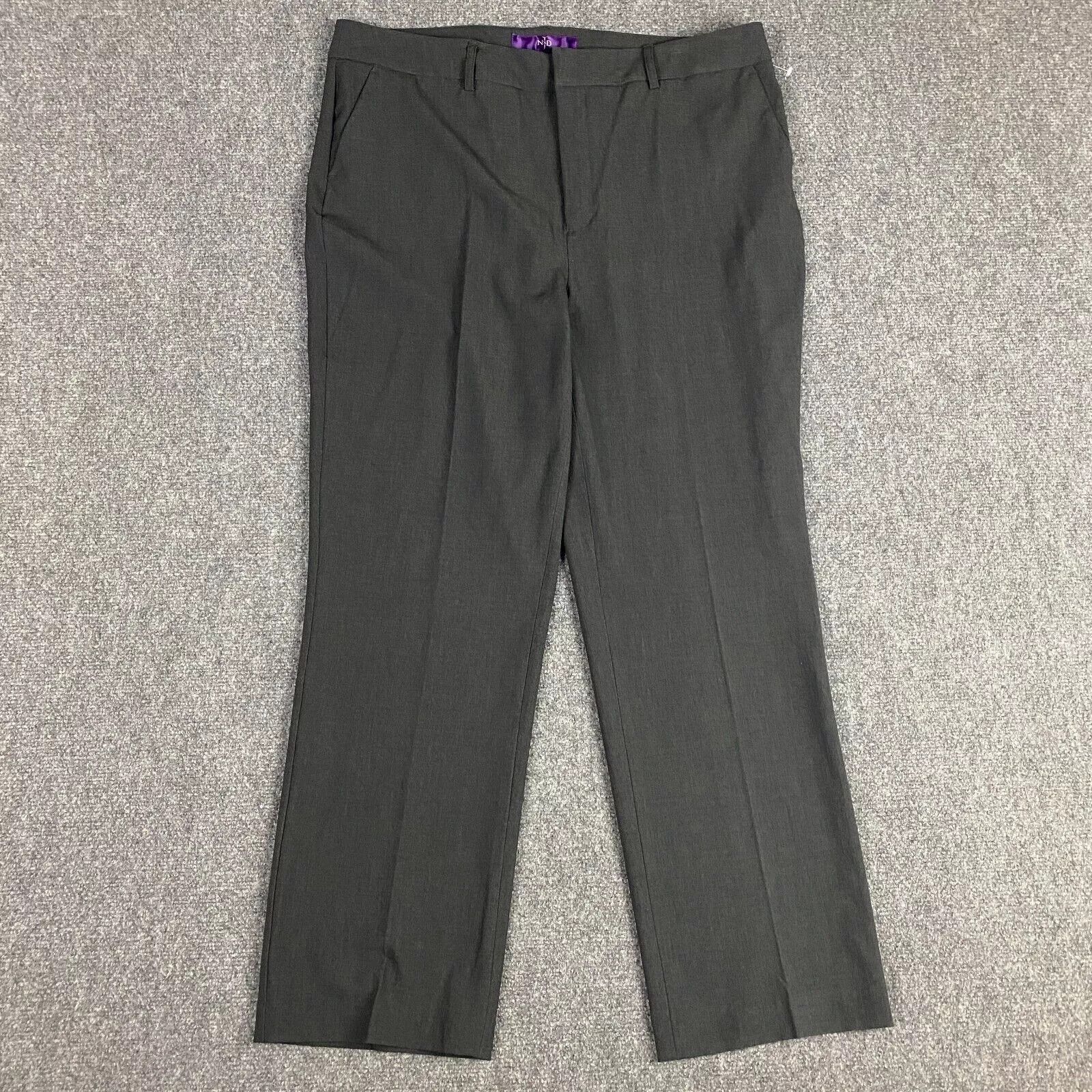 NYDJ NYDJ Pants Women's 16P Gray Trousers Straight Leg Adults Size 38" / US 16 / IT 52 - 1 Thumbnail