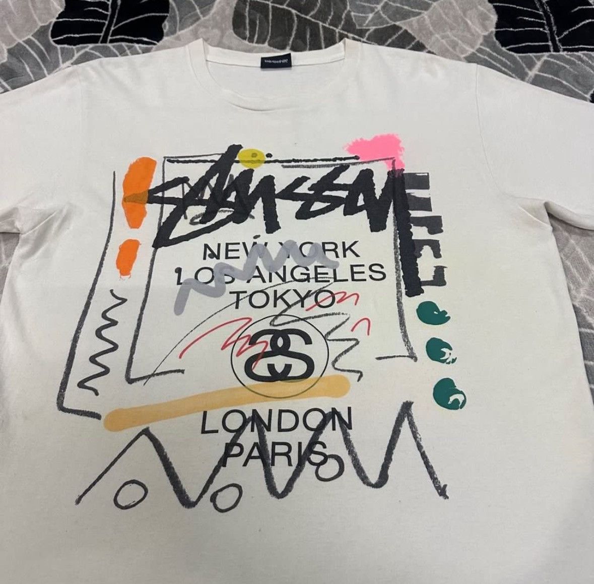 Stussy Stussy World Tee Size US L / EU 52-54 / 3 - 3 Thumbnail