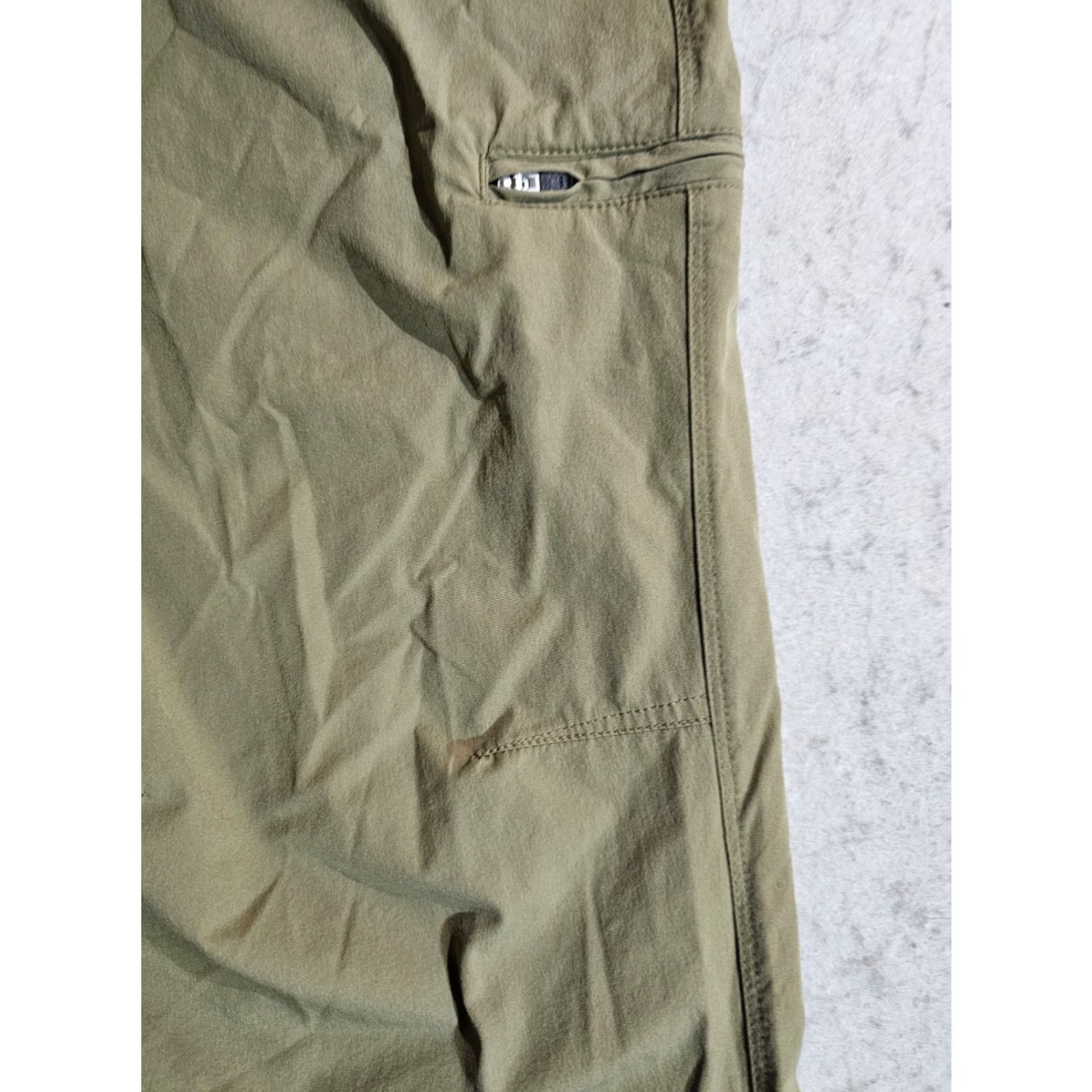 Vintage Neptune Amphibious Performance Cargo Pants Stretch Men 36x30 Beige Nylon Spandex Slim Pocket Zipper Cargo Pockets Logo Modern Utility Pants Size US 36 / EU 52 - 7 Thumbnail