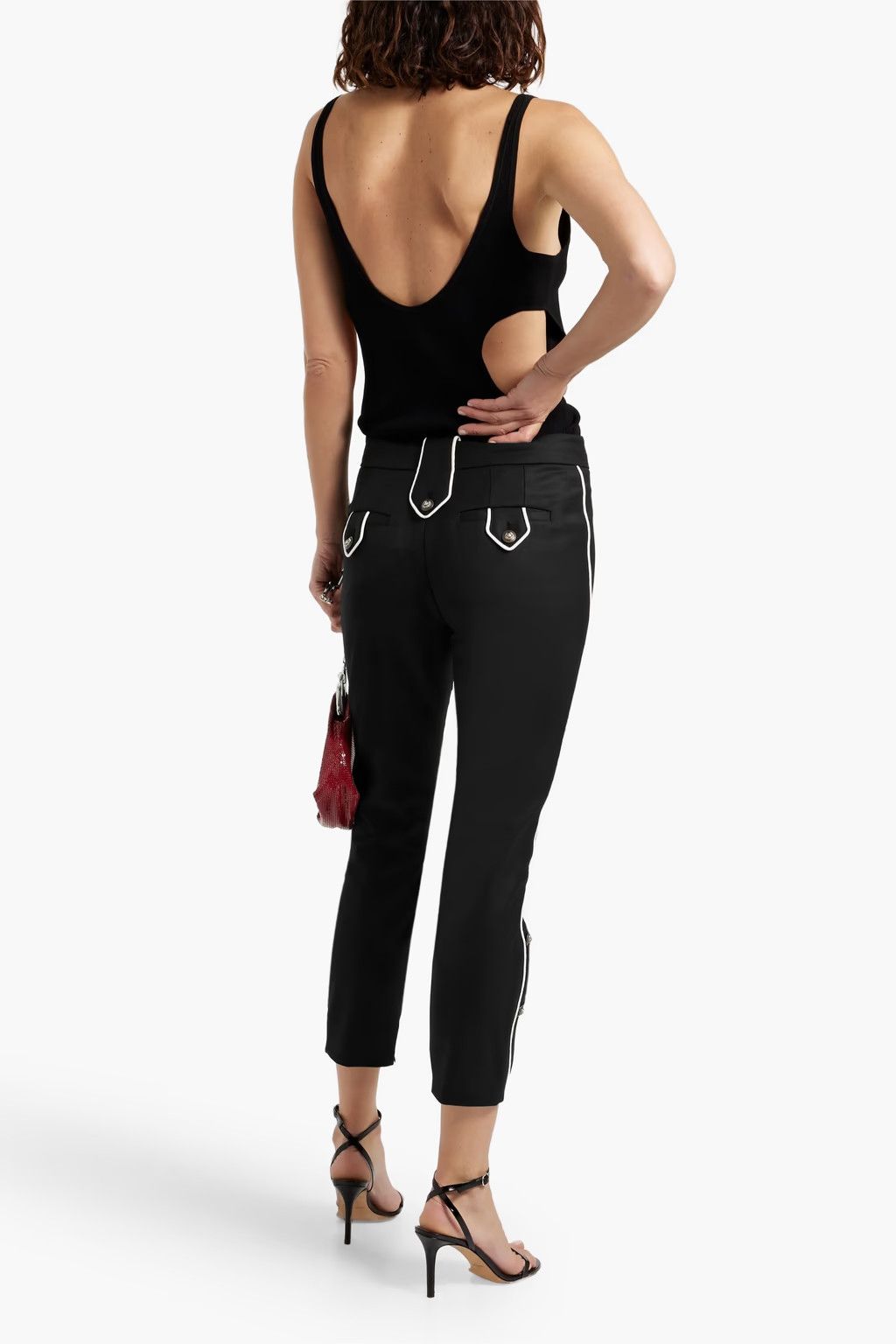Dolce & Gabbana o1y0925 Casual Pant in Black Size 26" / US 2 / IT 38 - 3 Thumbnail