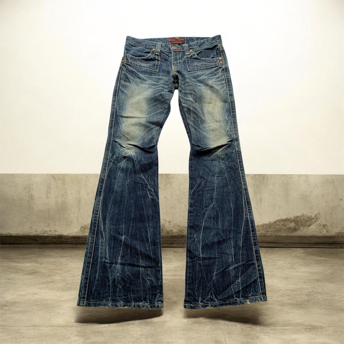 If Six Was Nine Japanese brand Et boite distressed lightning flared Size US 32 / EU 48 - 1 Thumbnail