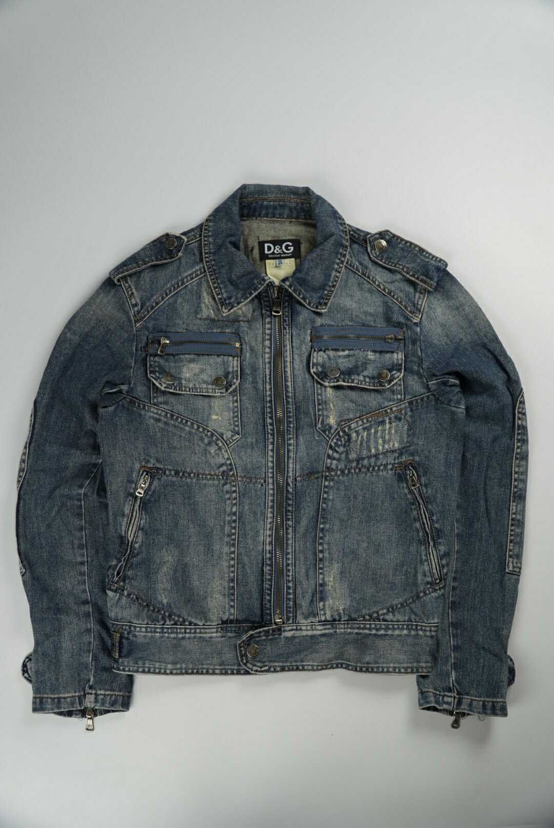 Dolce & Gabbana Dolce & Gabbana Multi Pocket Denim Jacket Size US M / EU 48-50 / 2 - 1 Thumbnail
