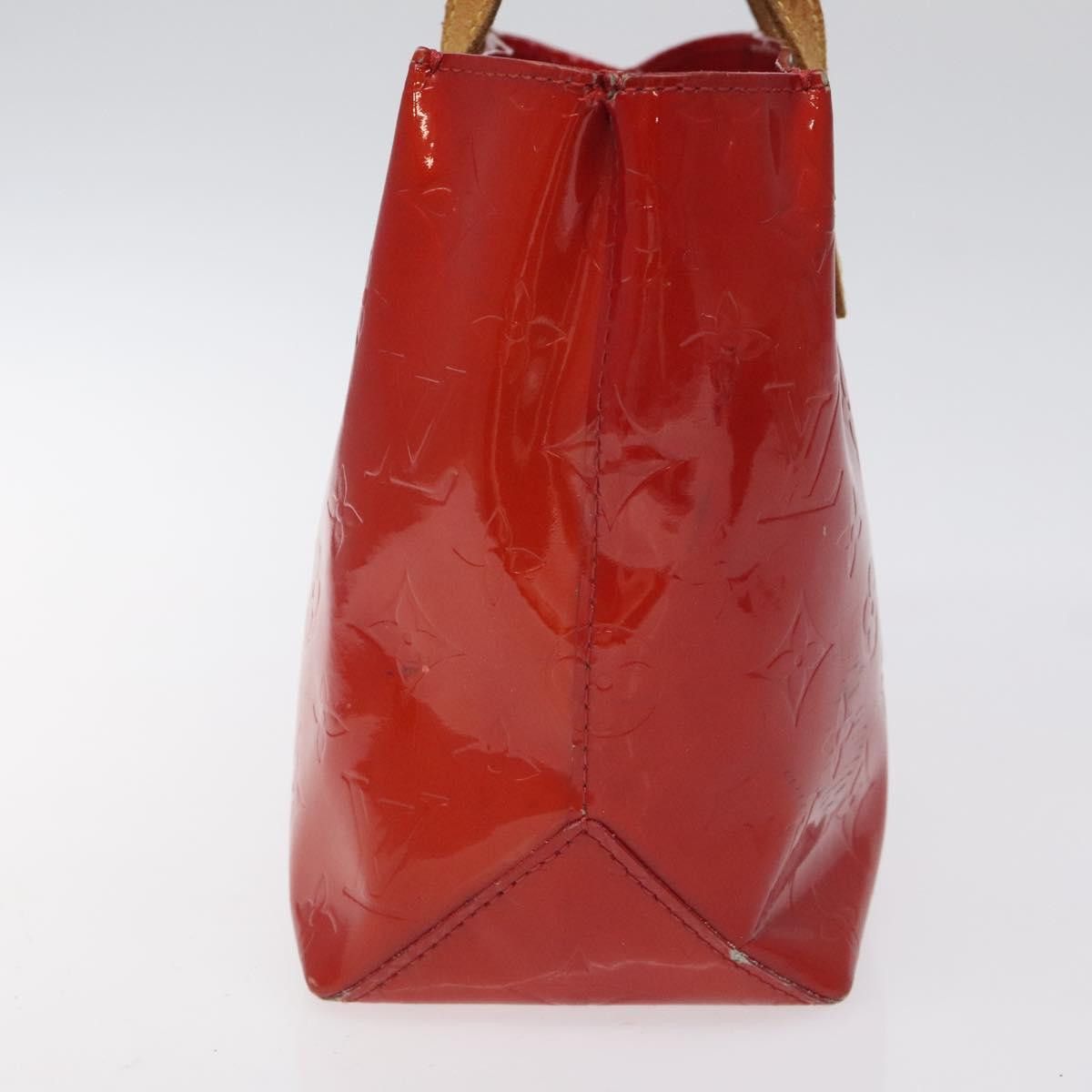 Louis Vuitton LOUIS VUITTON Monogram Vernis Reade PM Hand Bag Red Rouge Size ONE SIZE - 5 Thumbnail
