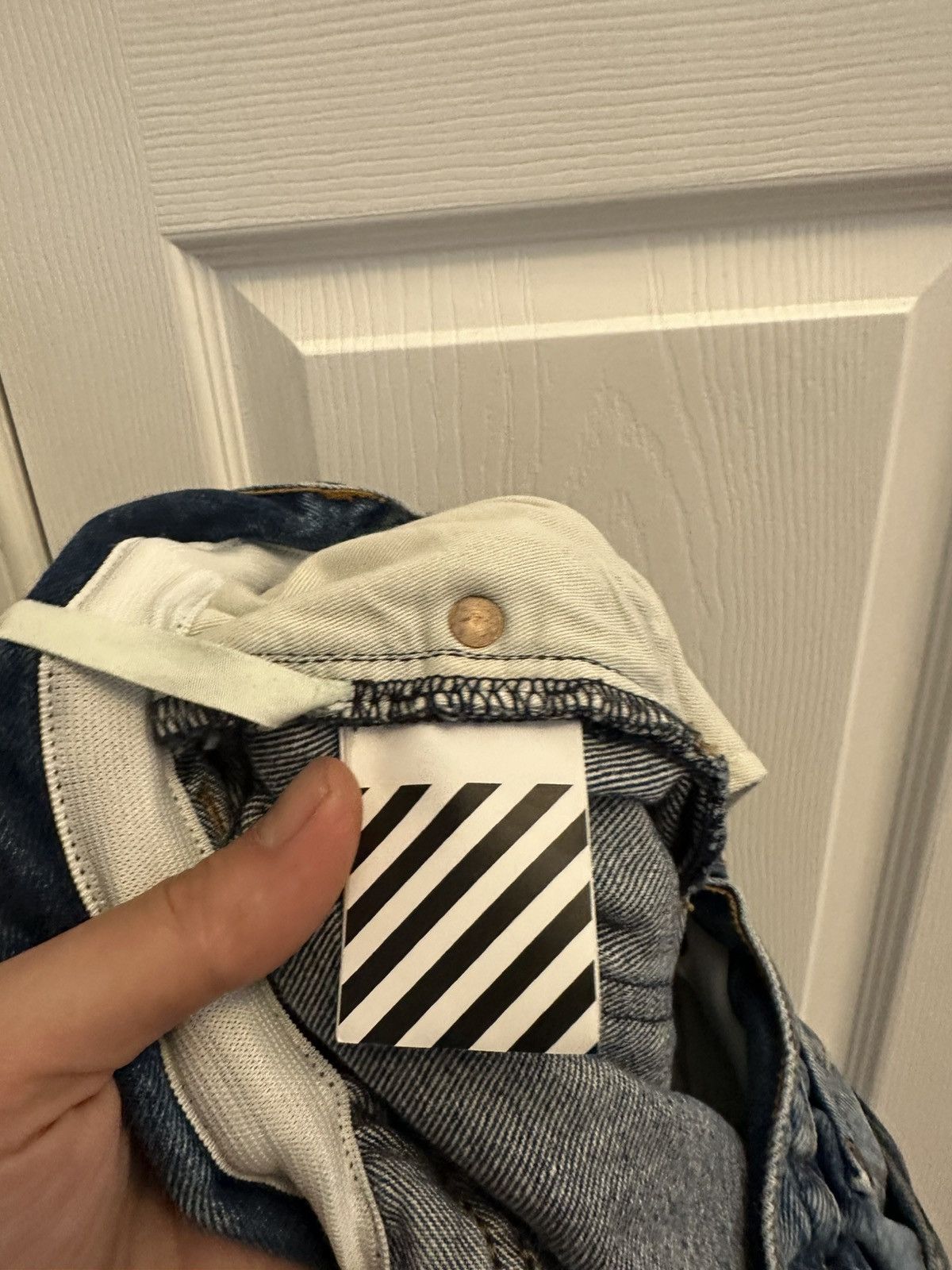 Off-White OFF-WHITE DENIM JEANS Size US 30 / EU 46 - 6 Thumbnail