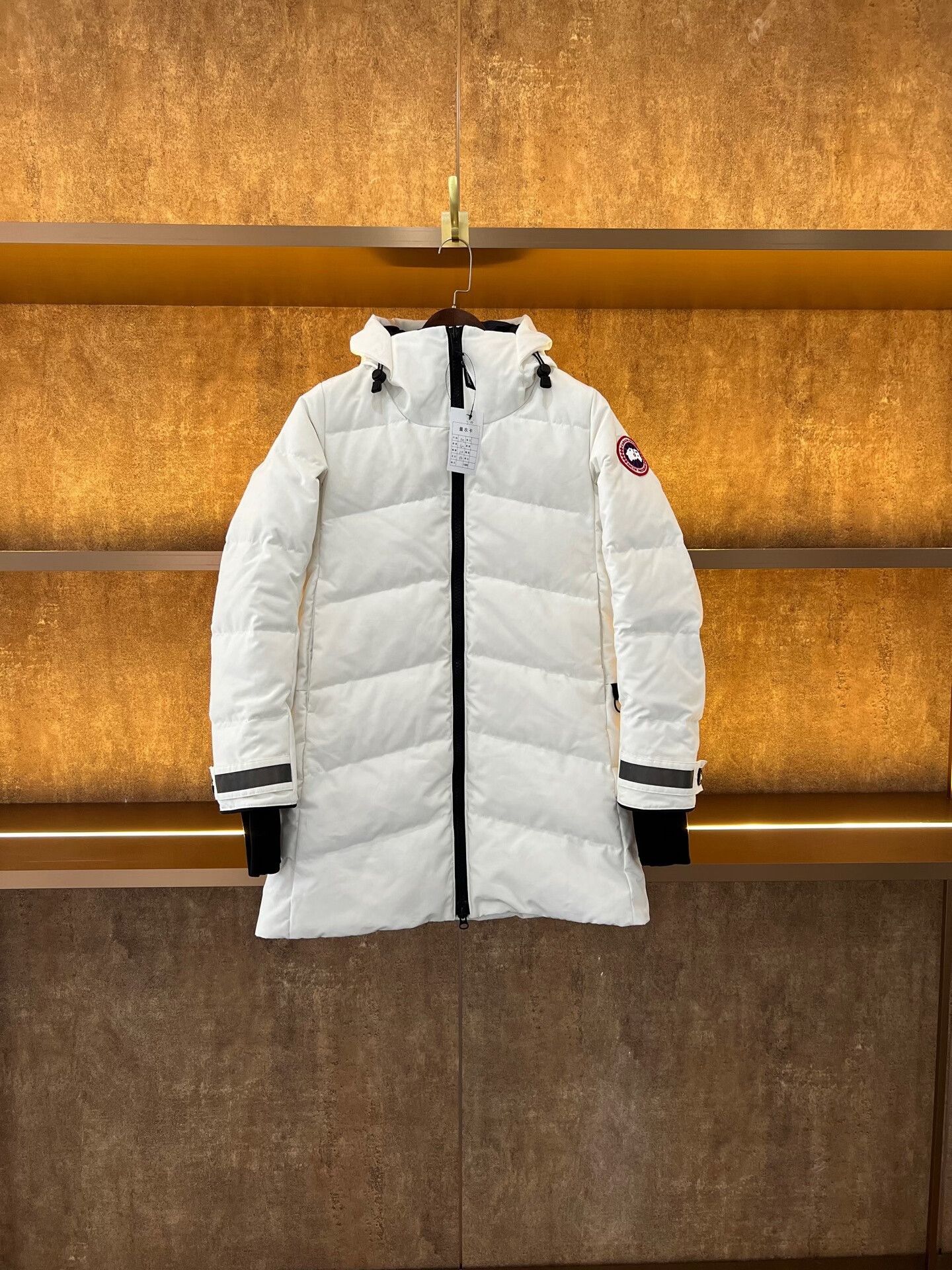 Canada Goose Canada Goose White Long Down Jacket Size US M / EU 48-50 / 2 - 1 Thumbnail