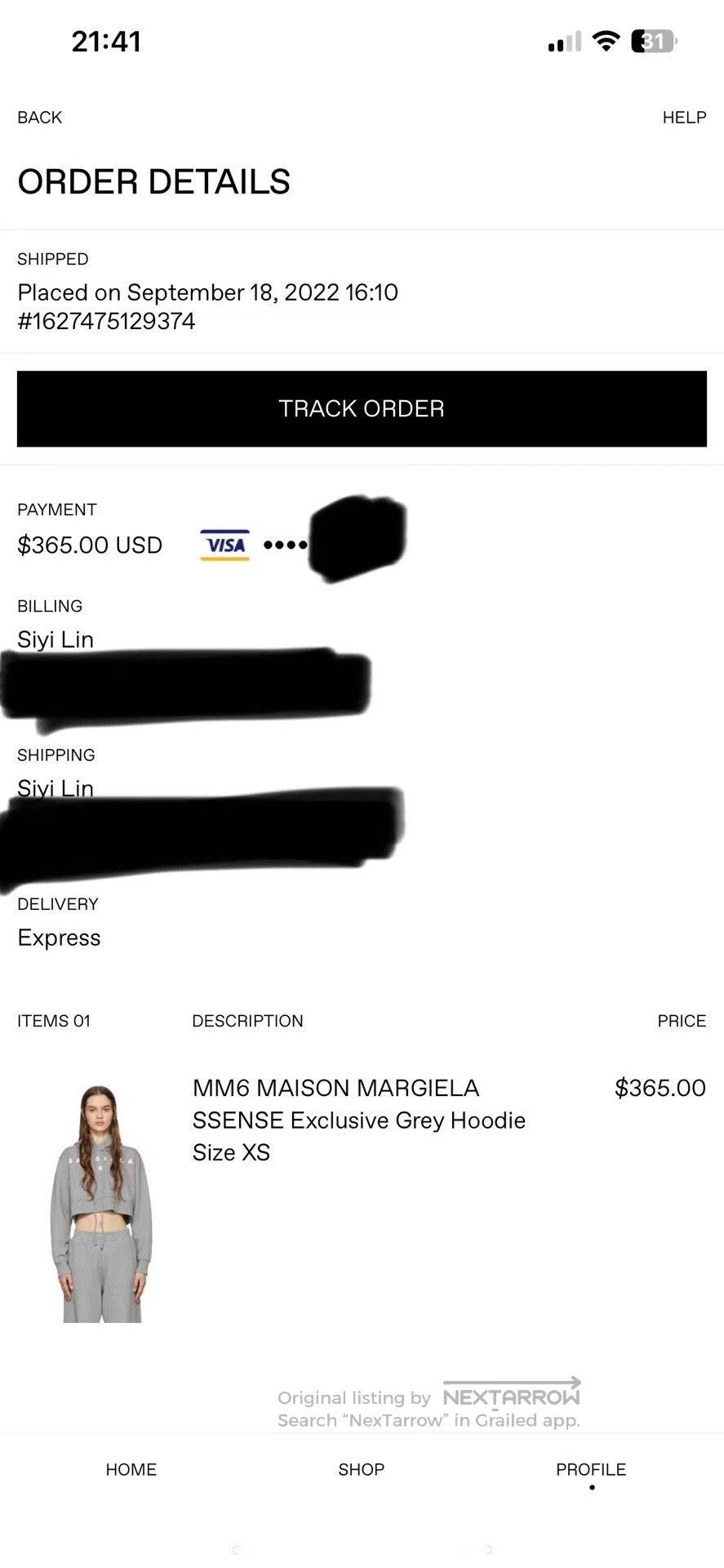 MM6 MM6 Maison Margiela Hooded Sweatshirt. Size XS / US 0-2 / IT 36-38 - 5 Thumbnail