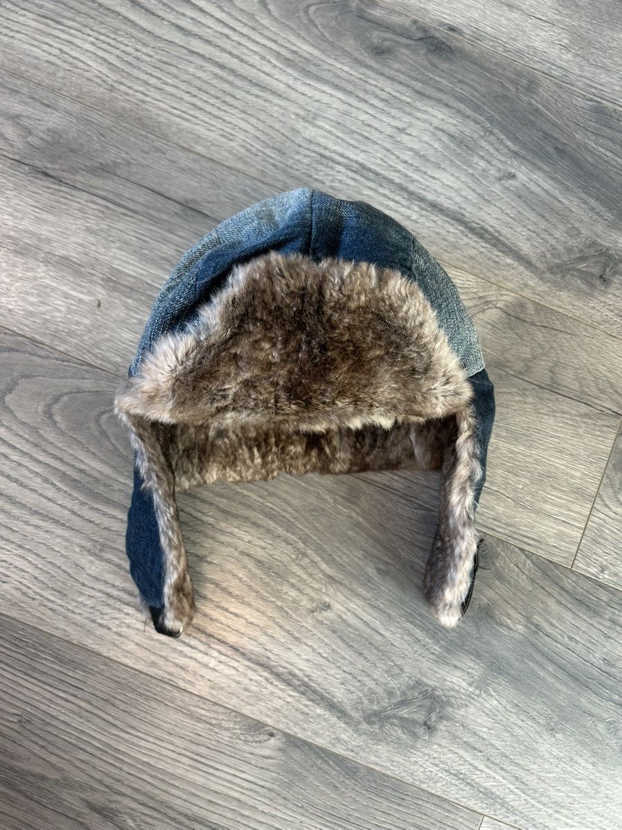 Dolce & Gabbana Dolce & Gabbana Denim & Rabbit Fur Trapper Hat Size ONE SIZE - 2 Thumbnail