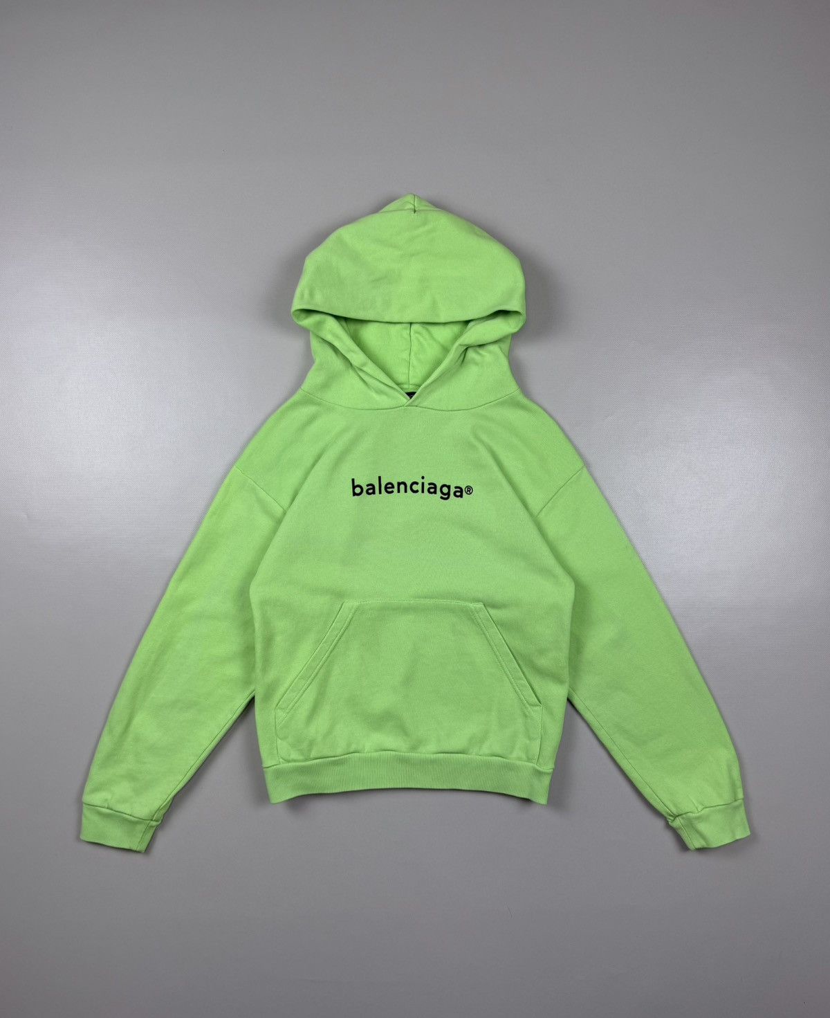 Balenciaga Balenciaga Kids Acid Green Hoodie Size 10 Size XS / US 0-2 / IT 36-38 - 2 Thumbnail
