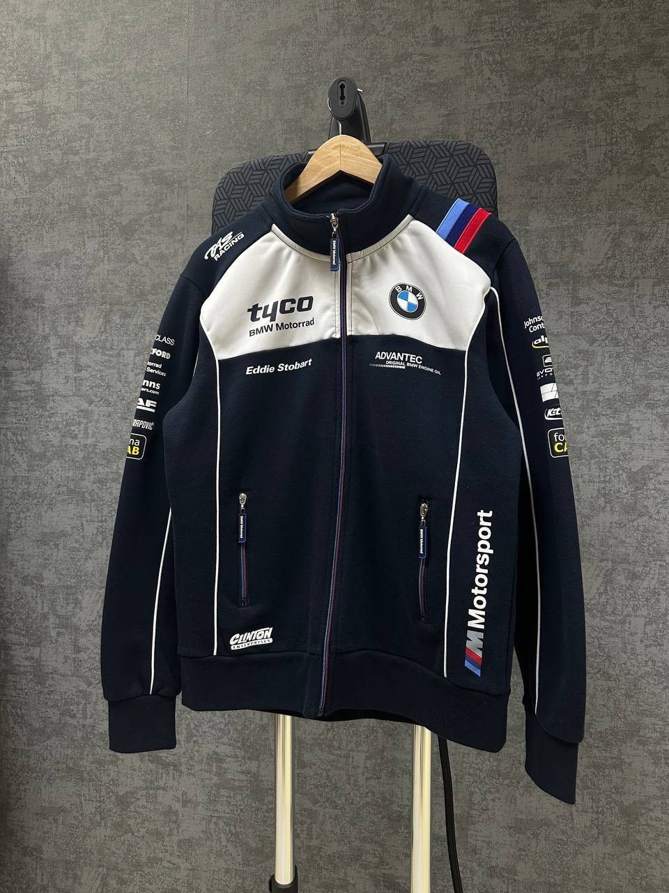 BMW × Vintage Vintage BMW Tuco Motorrad Racing Zip Hoodie Size US L / EU 52-54 / 3 - 3 Thumbnail