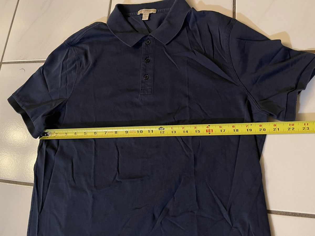 Burberry Burberry Brit Polo Shirt Mens XL Navy Blue Button Collared Size US XL / EU 56 / 4 - 5 Thumbnail
