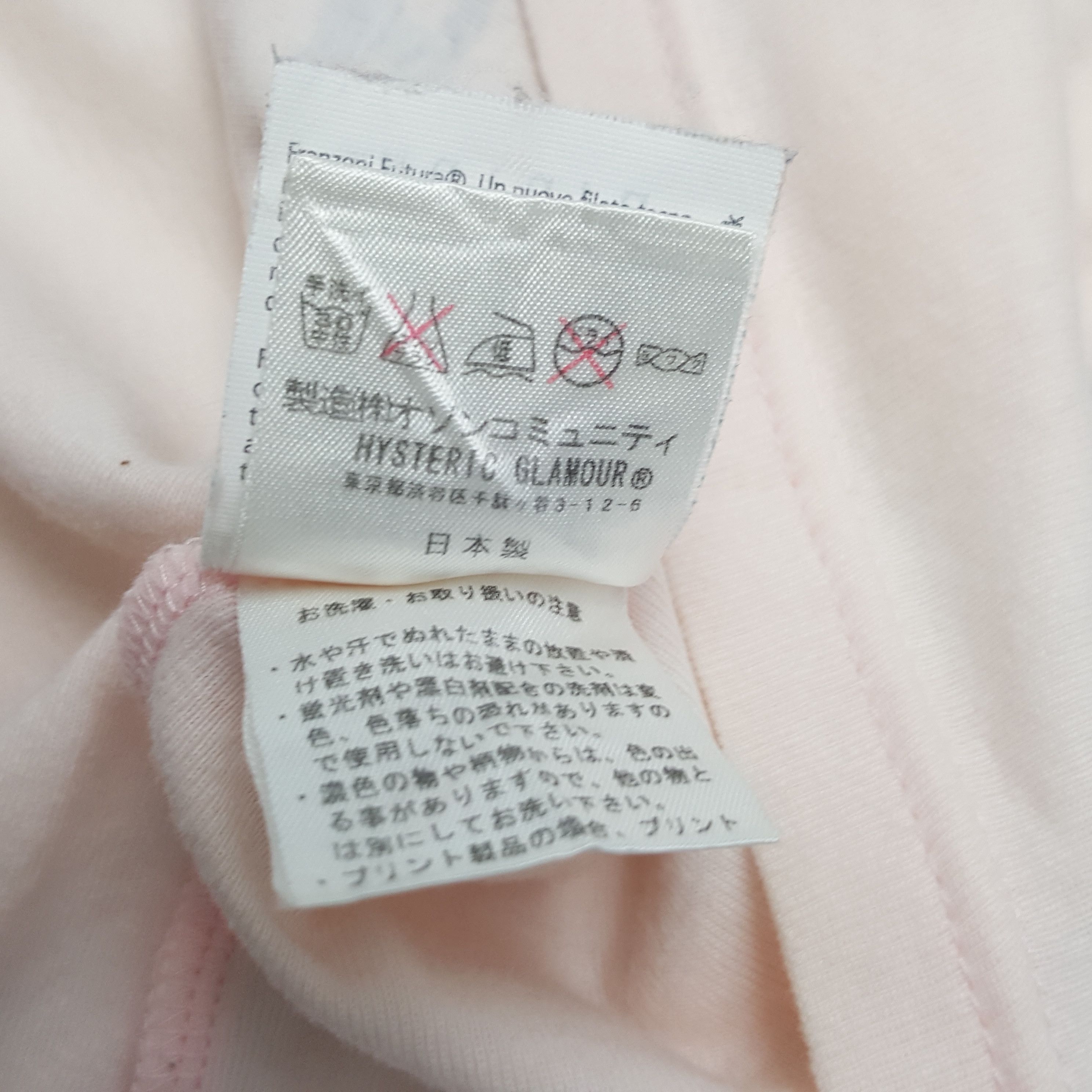 Hysteric Glamour × Japanese Brand × Vintage Vintage Hysteric Glamour Sexy Design Tshirt Size S / US 4 / IT 40 - 7 Thumbnail