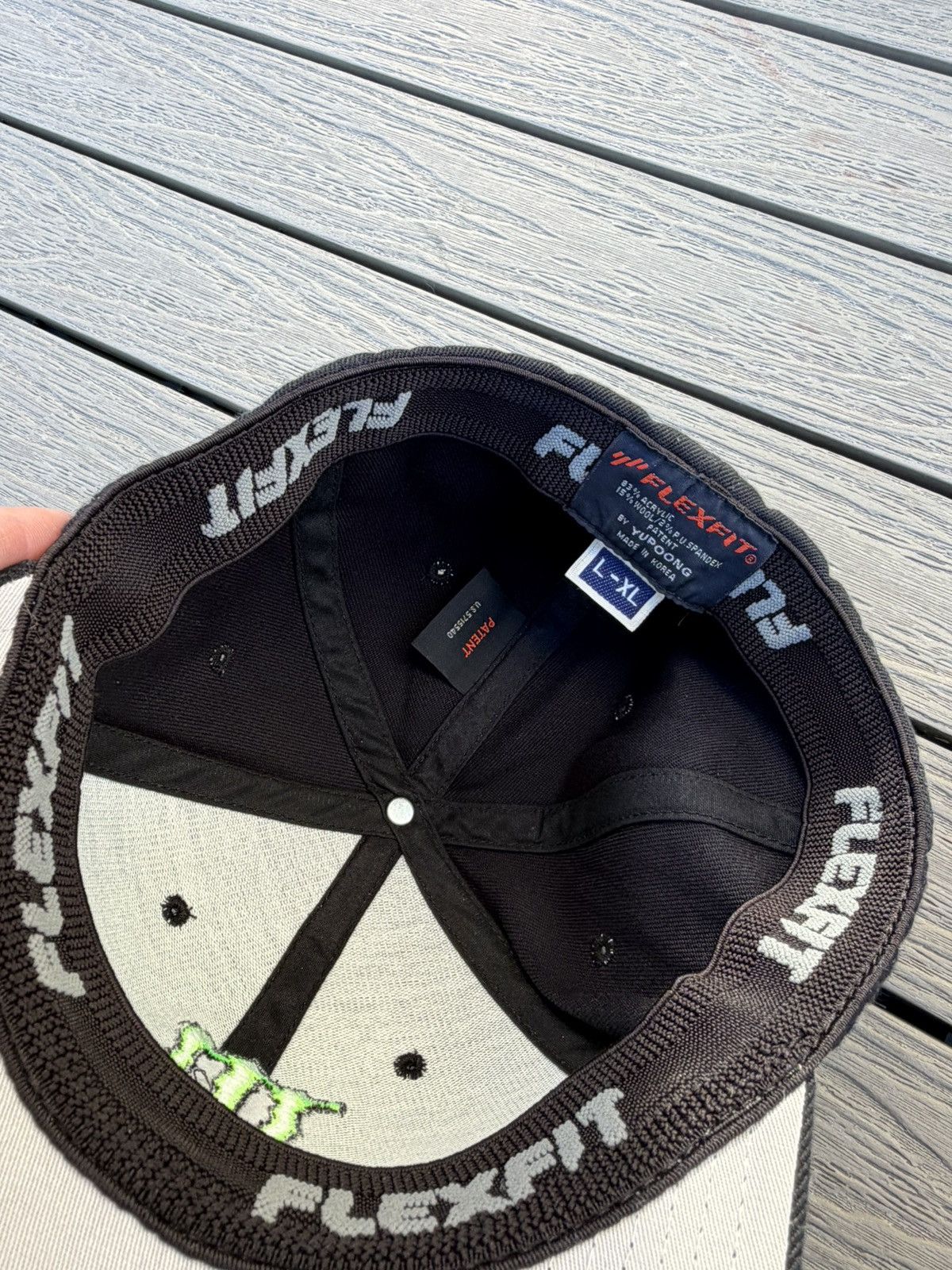 Other Vintage Monster Energy Flexfit Hat Fitted L/XL Size ONE SIZE - 3 Thumbnail
