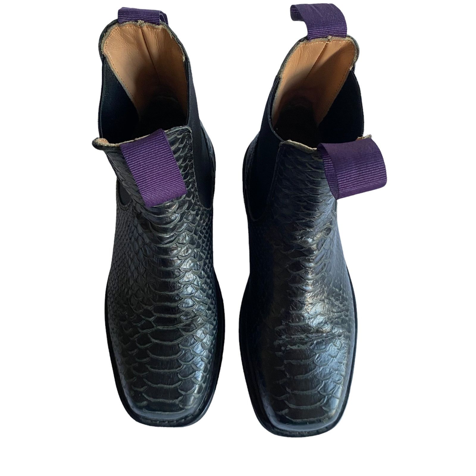 Eytys Eytys Womens Textured Leather Chelsea Platform Boots Size US 8 / IT 38 - 6 Thumbnail