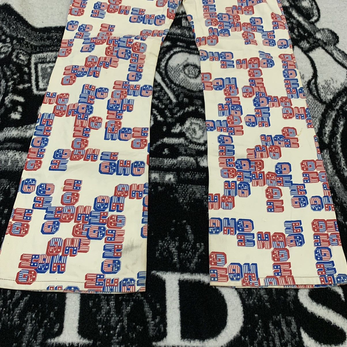 Hysteric Glamour Hysteric Glamour HG US Flag Pattern Bootcut Pants Size 30" / US 8 / IT 44 - 14 Thumbnail