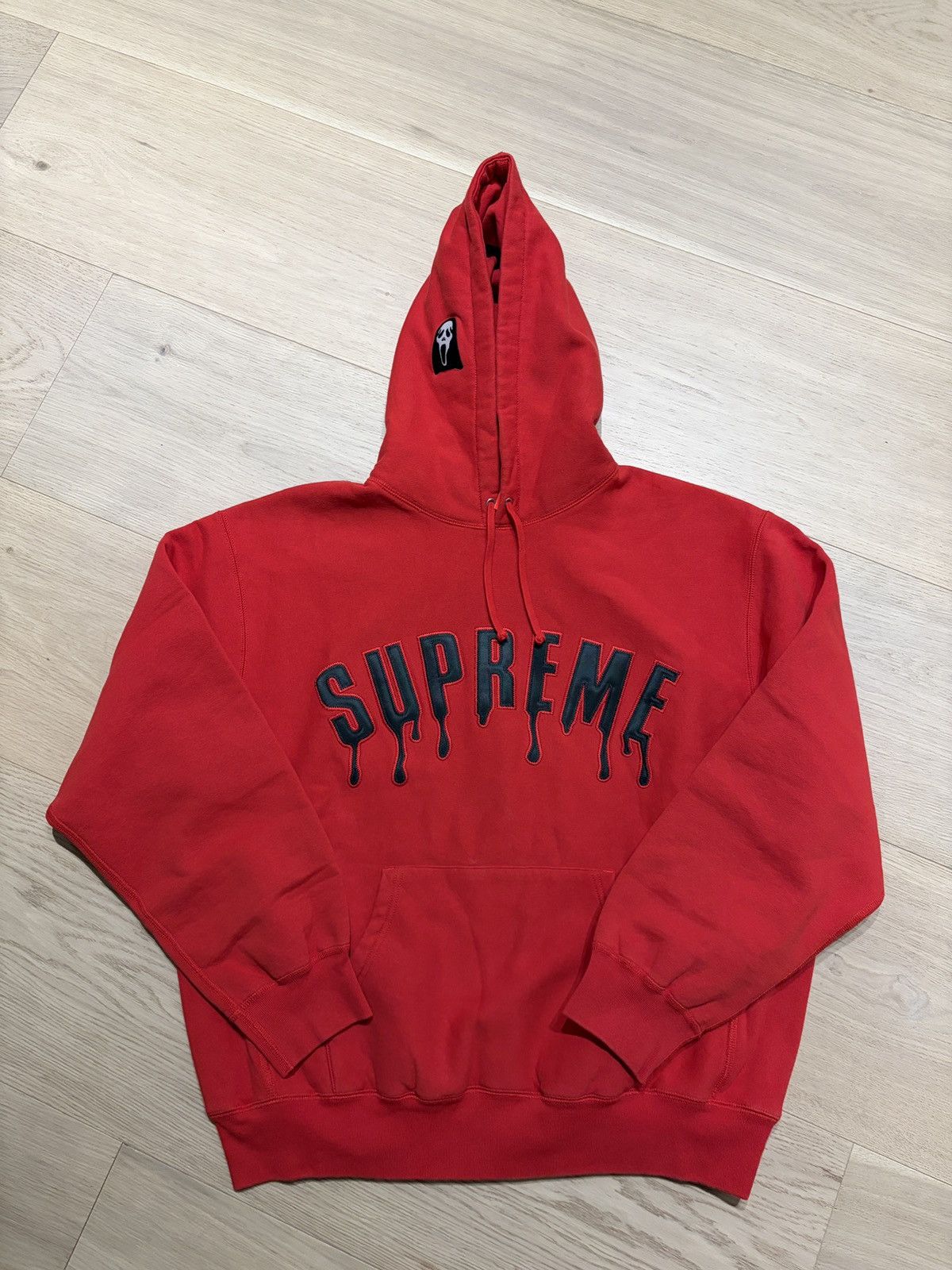 Supreme GHOSTFACE ARC HOODIE - RED Size US M / EU 48-50 / 2 - 2 Thumbnail