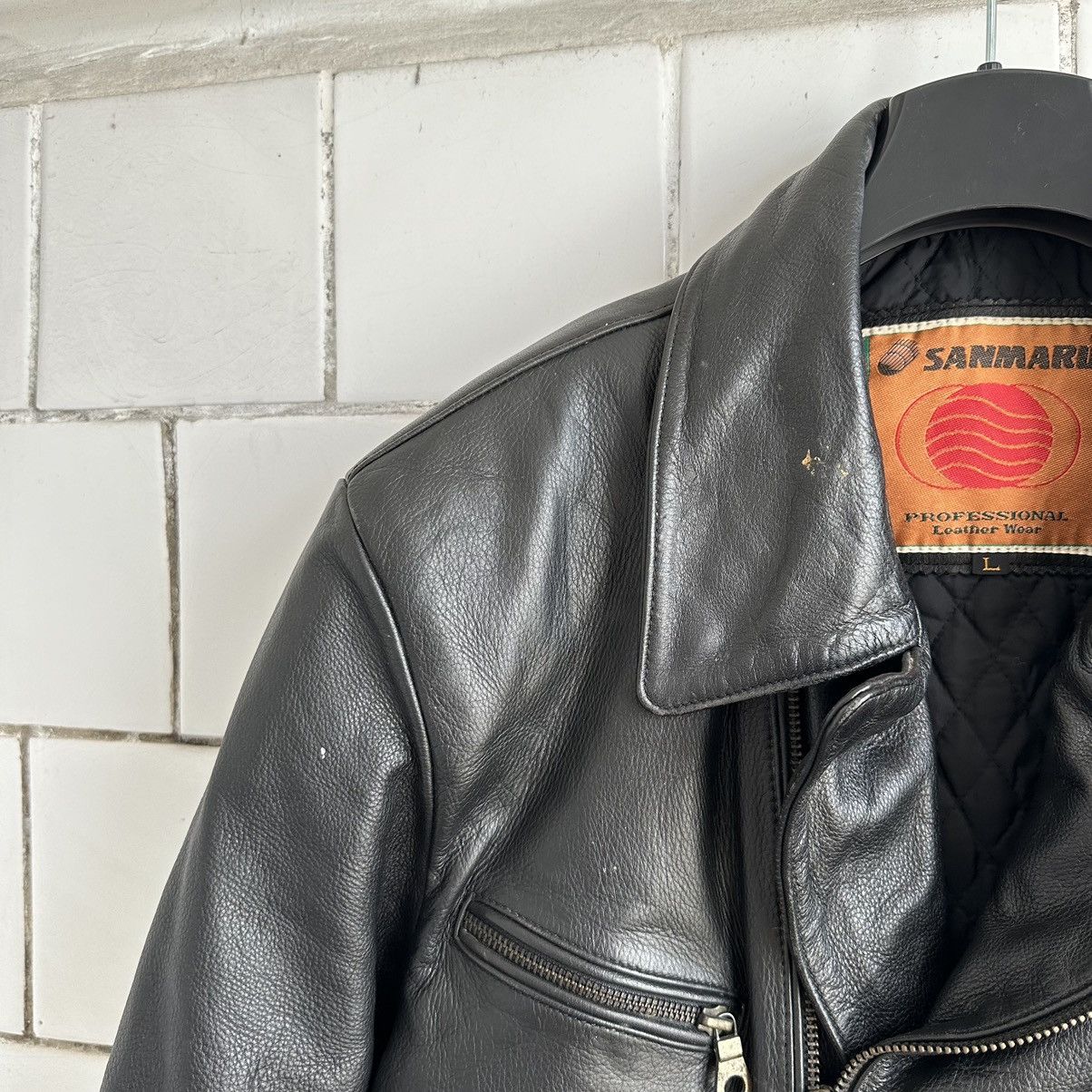 Vintage Vintage Moto Leather Jacket Style USA 90s Y2K Size US L / EU 52-54 / 3 - 7 Thumbnail