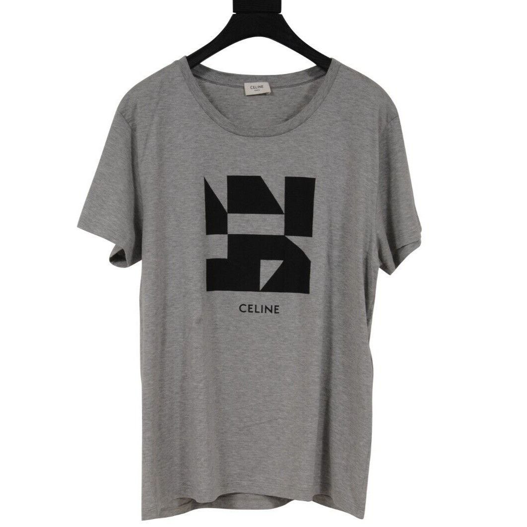 Tangram Logo T Shirt Gray Black