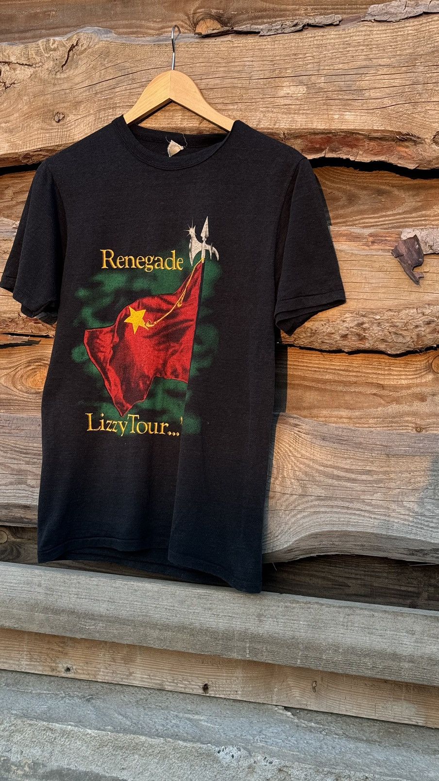Band Tees × Vintage 1981 Thin Lizzy Renegade Vintage UK Band Rock Tour t-shirt Size US S / EU 44-46 / 1 - 3 Thumbnail