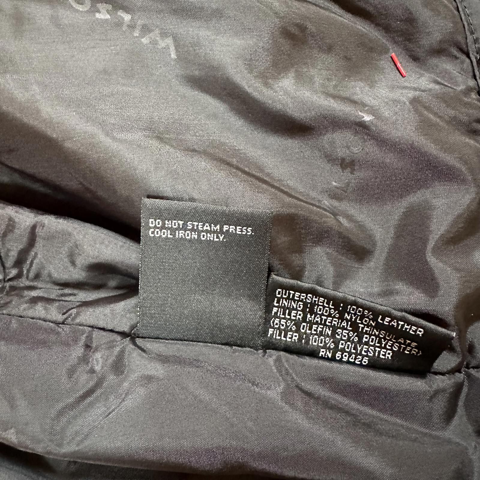 Wilson Wilsons Mens Leather Jacket Medium Black Vintage Thinsulate Size US M / EU 48-50 / 2 - 10 Thumbnail