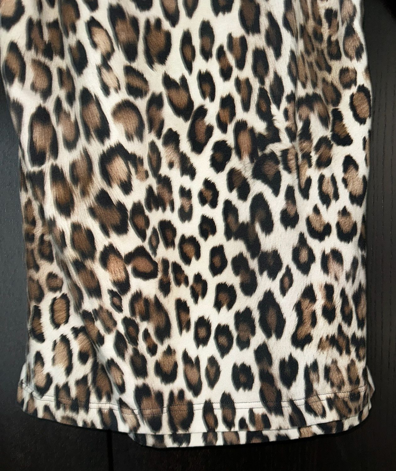 Balenciaga Balenciaga 24FW Leopard Double S/S T-shirt with Tape Size US M / EU 48-50 / 2 - 9 Thumbnail